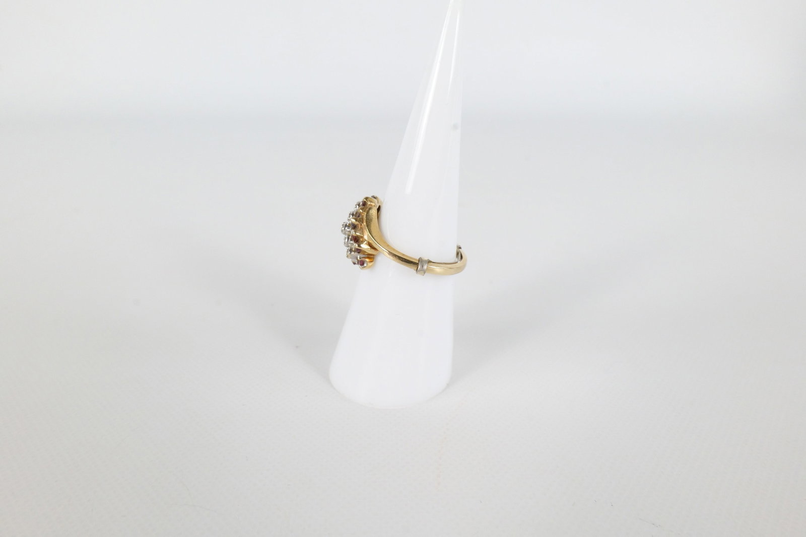 10K Diamond and Ruby Ring - 2
