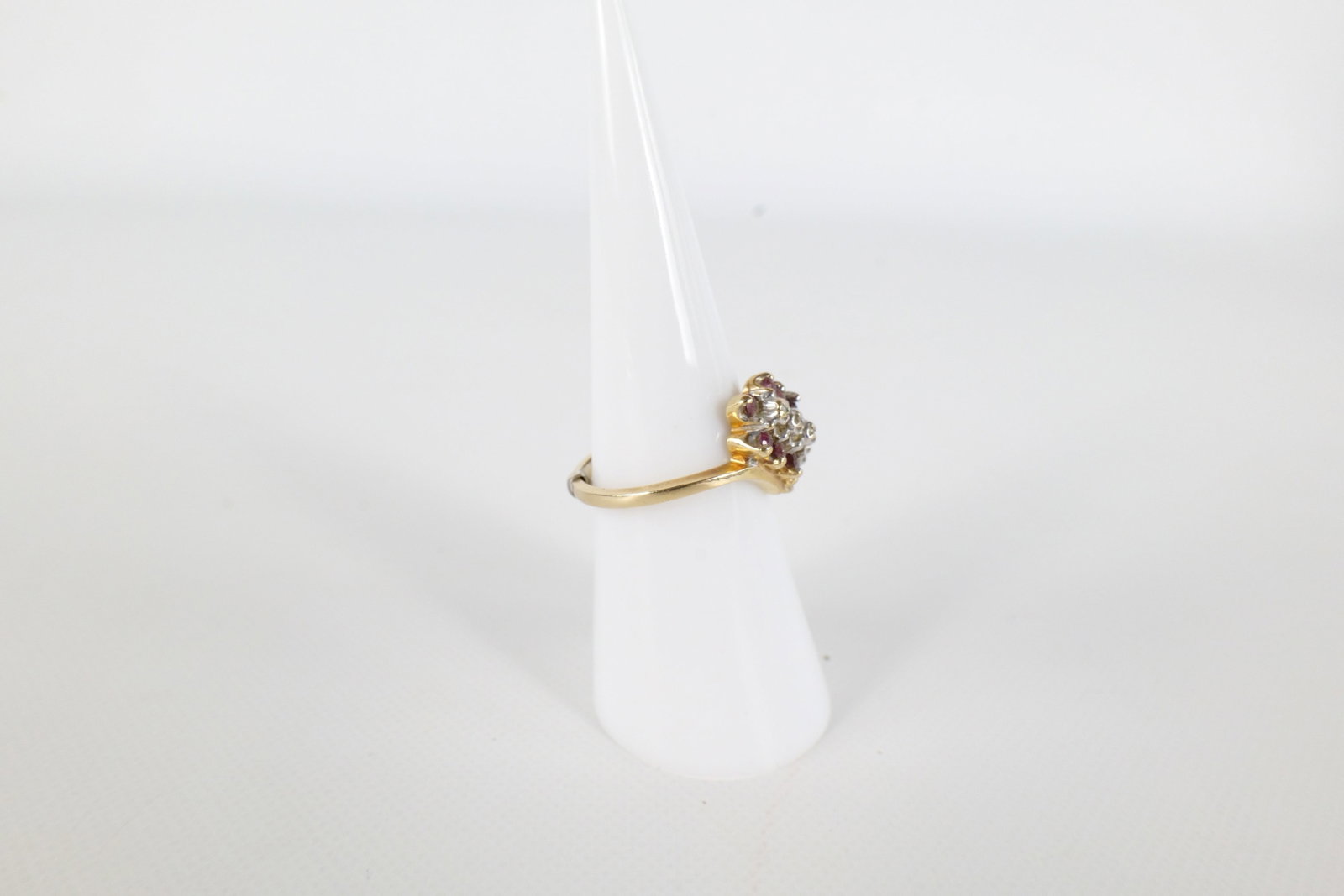 10K Diamond and Ruby Ring - 4