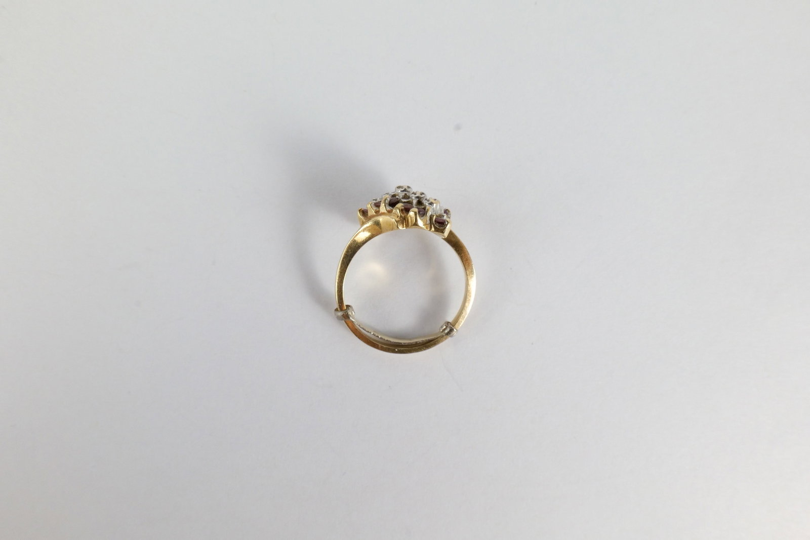 10K Diamond and Ruby Ring - 6
