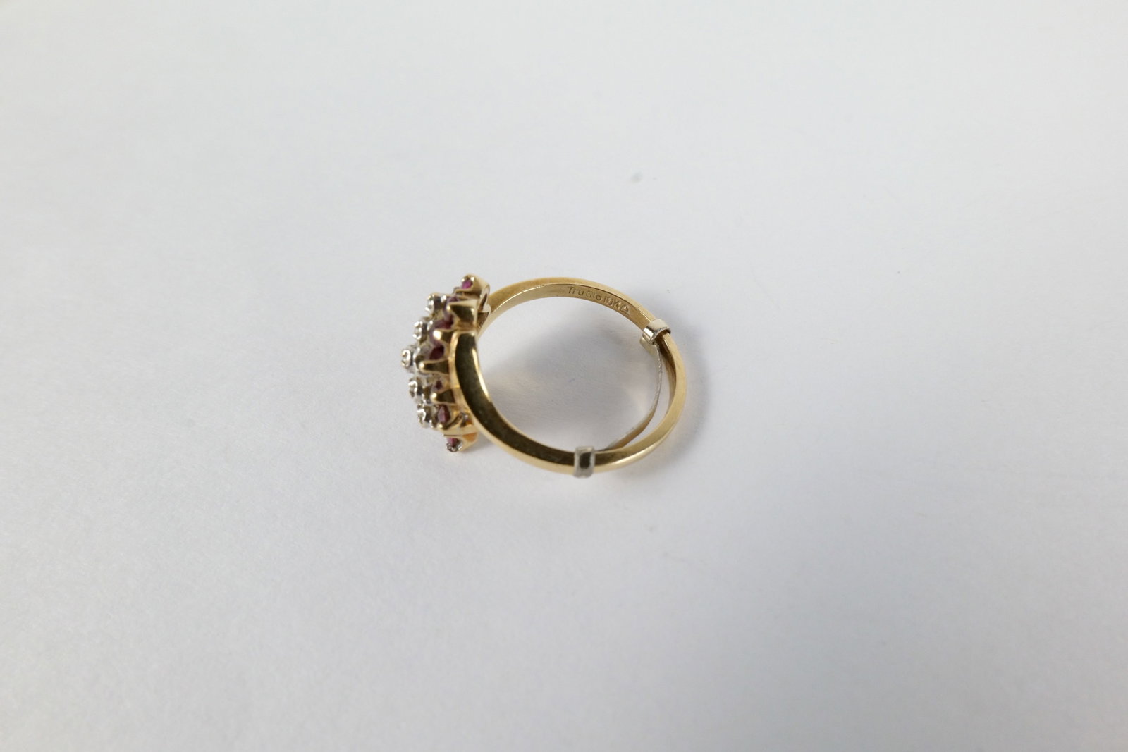 10K Diamond and Ruby Ring - 7