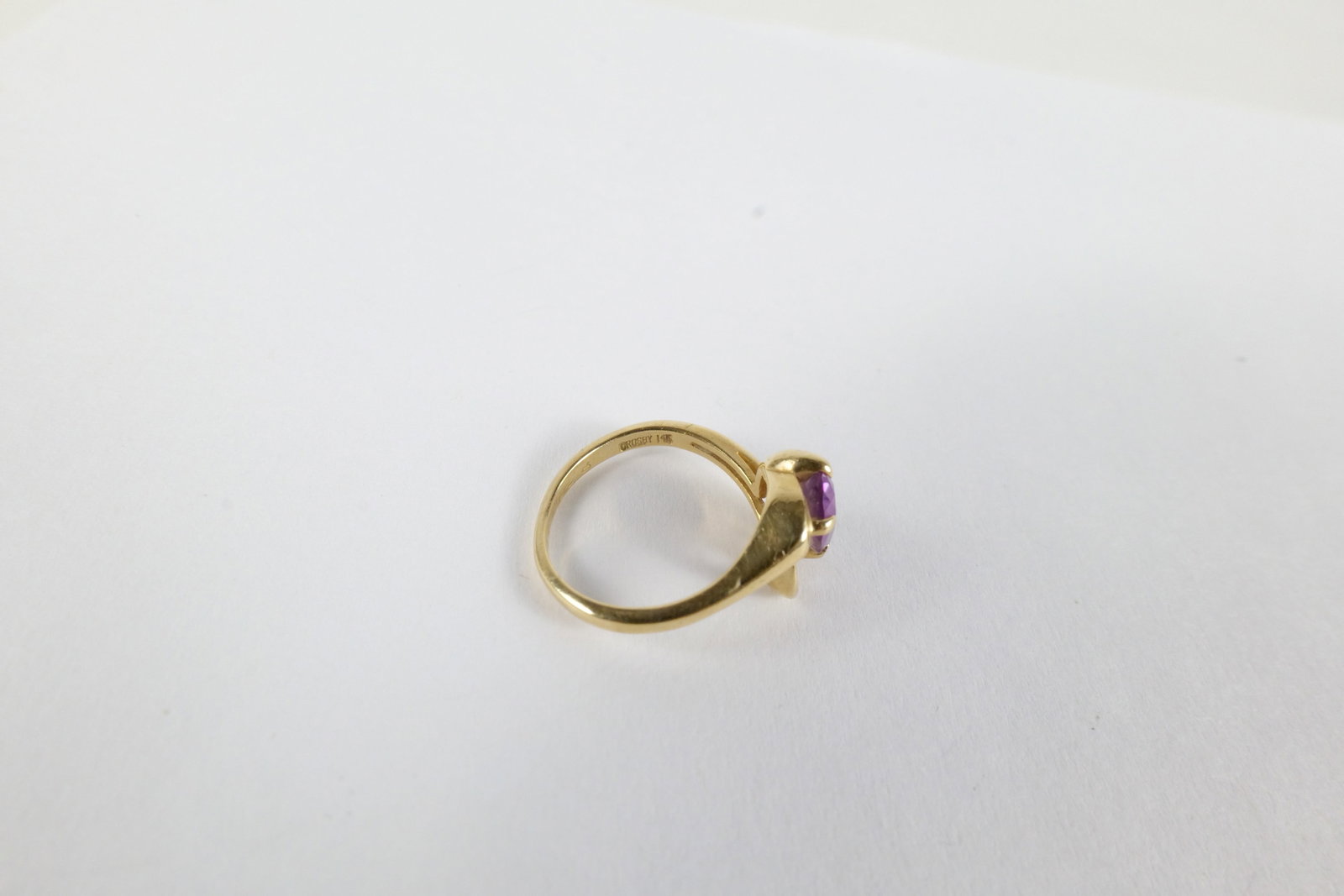 14K Amethyst Ring - 8
