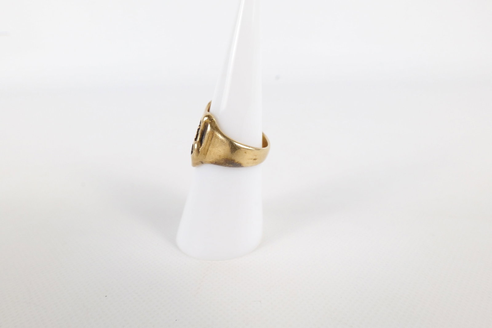 14k Signet Initial Ring - 2
