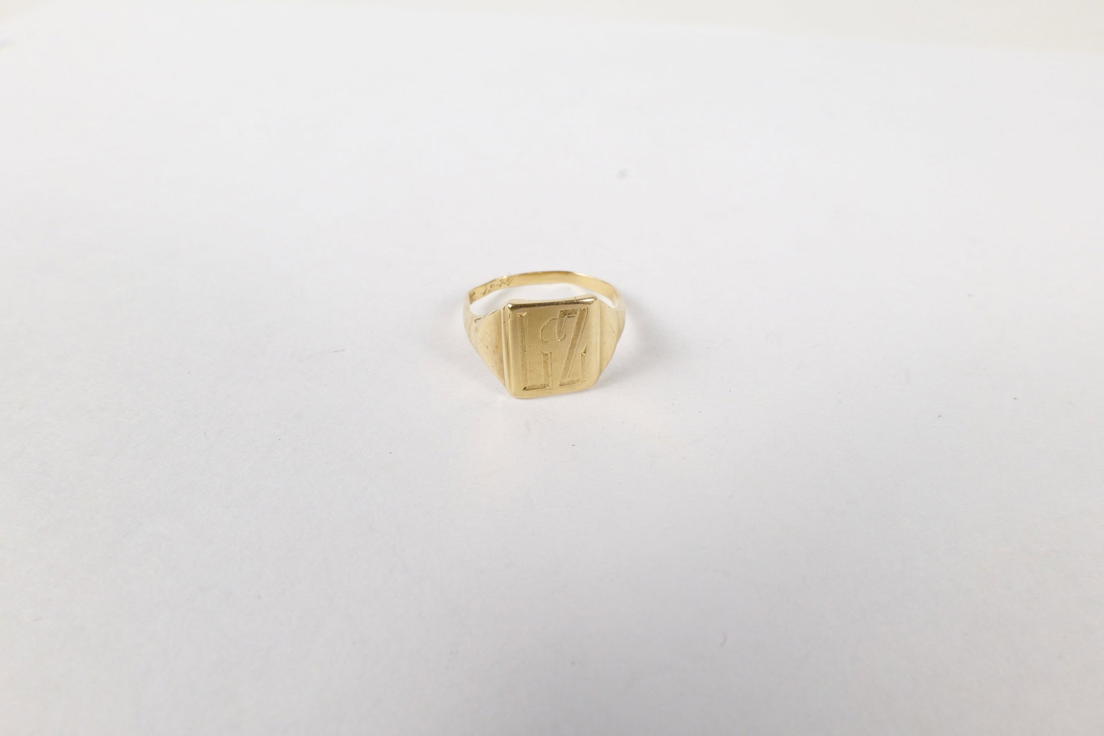 14k Monogram Ring - 5