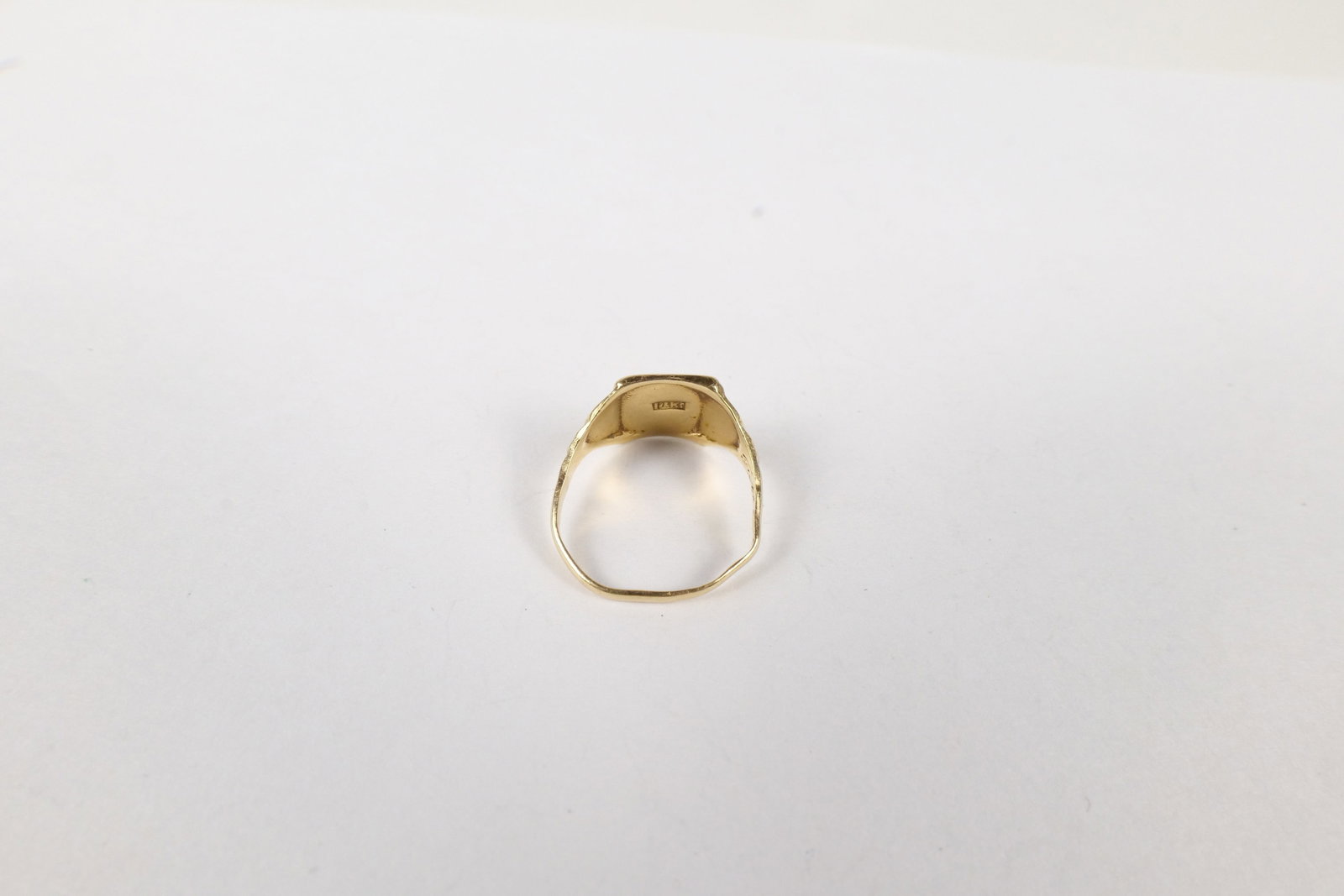 14k Monogram Ring - 6