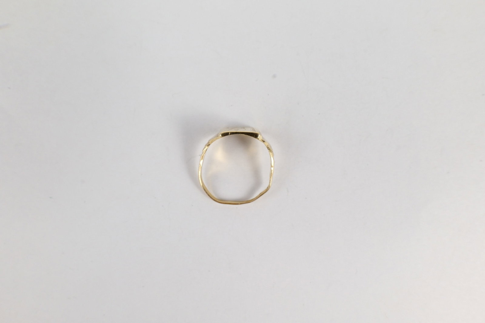 14k Monogram Ring - 7