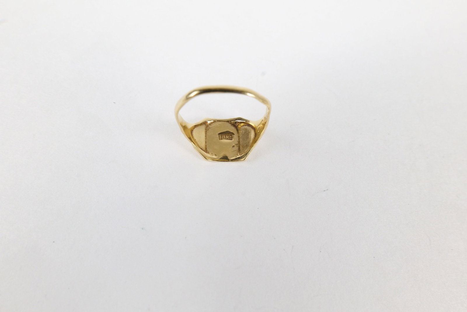 14k Monogram Ring - 8