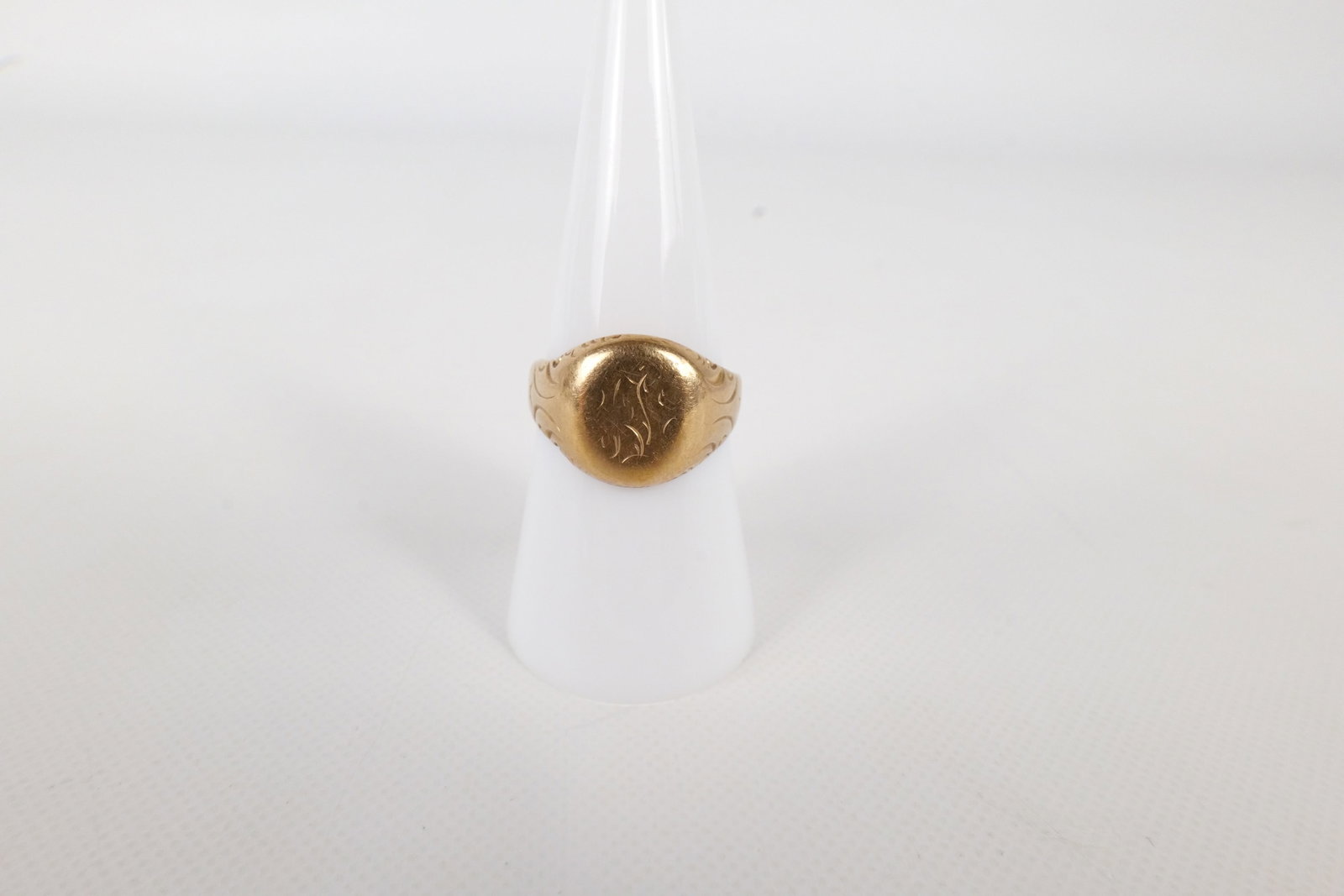 14k Gold Initial Ring (1 of 7)