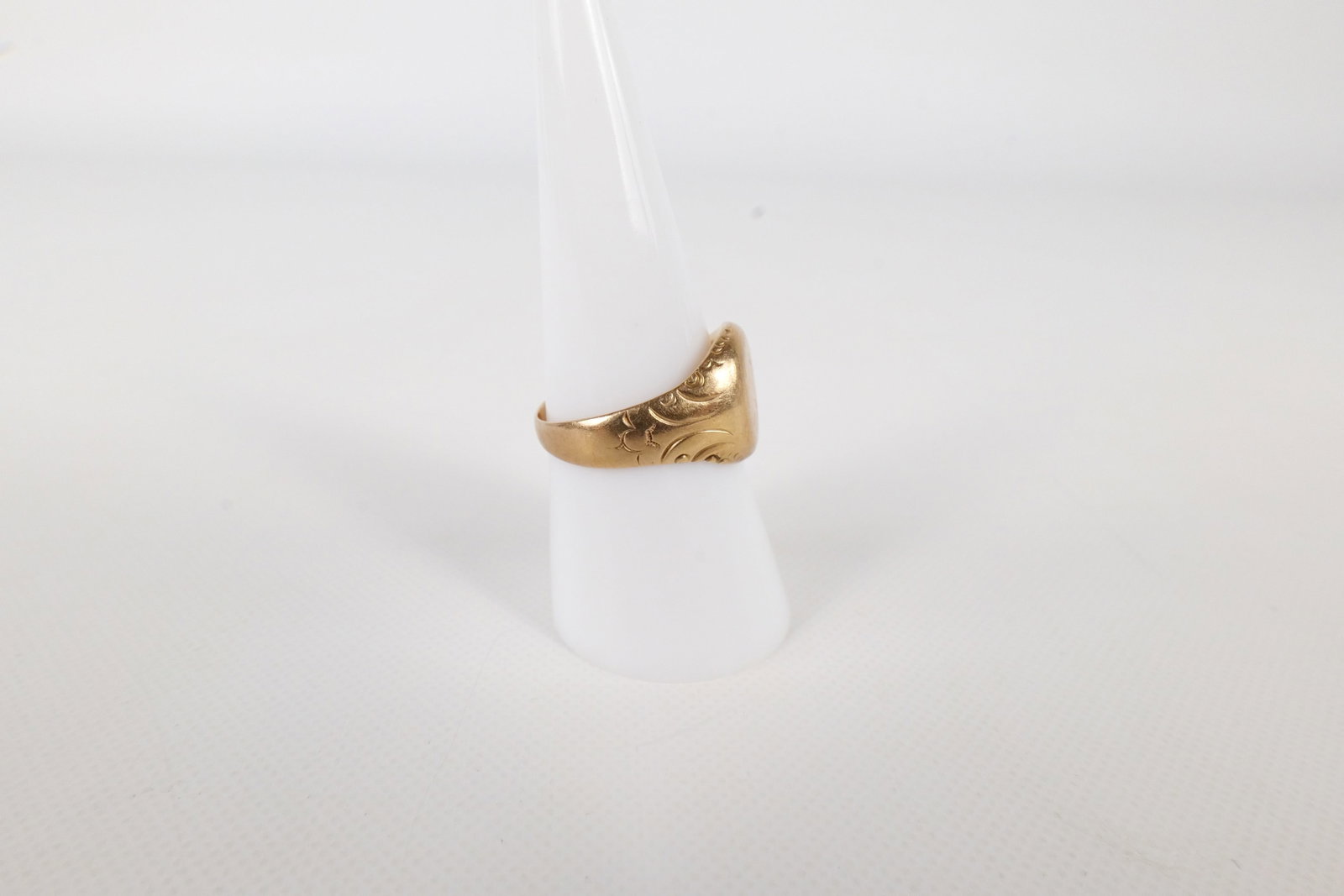 14k Gold Initial Ring - 4