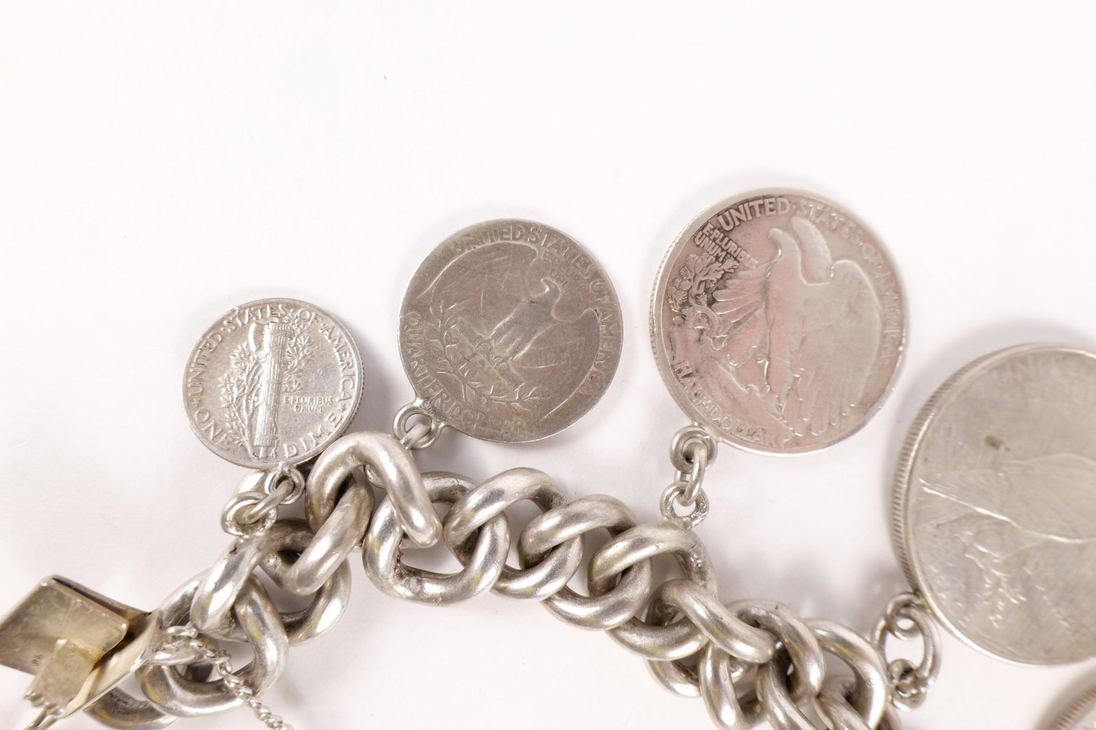 Silver Charm Bracelet - 5