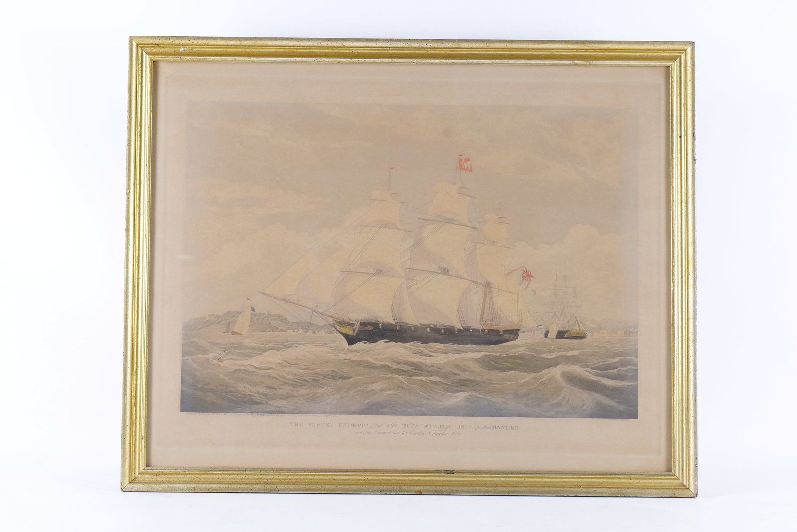 Early Etching - "The Samuel Enderby" (1 of 7)