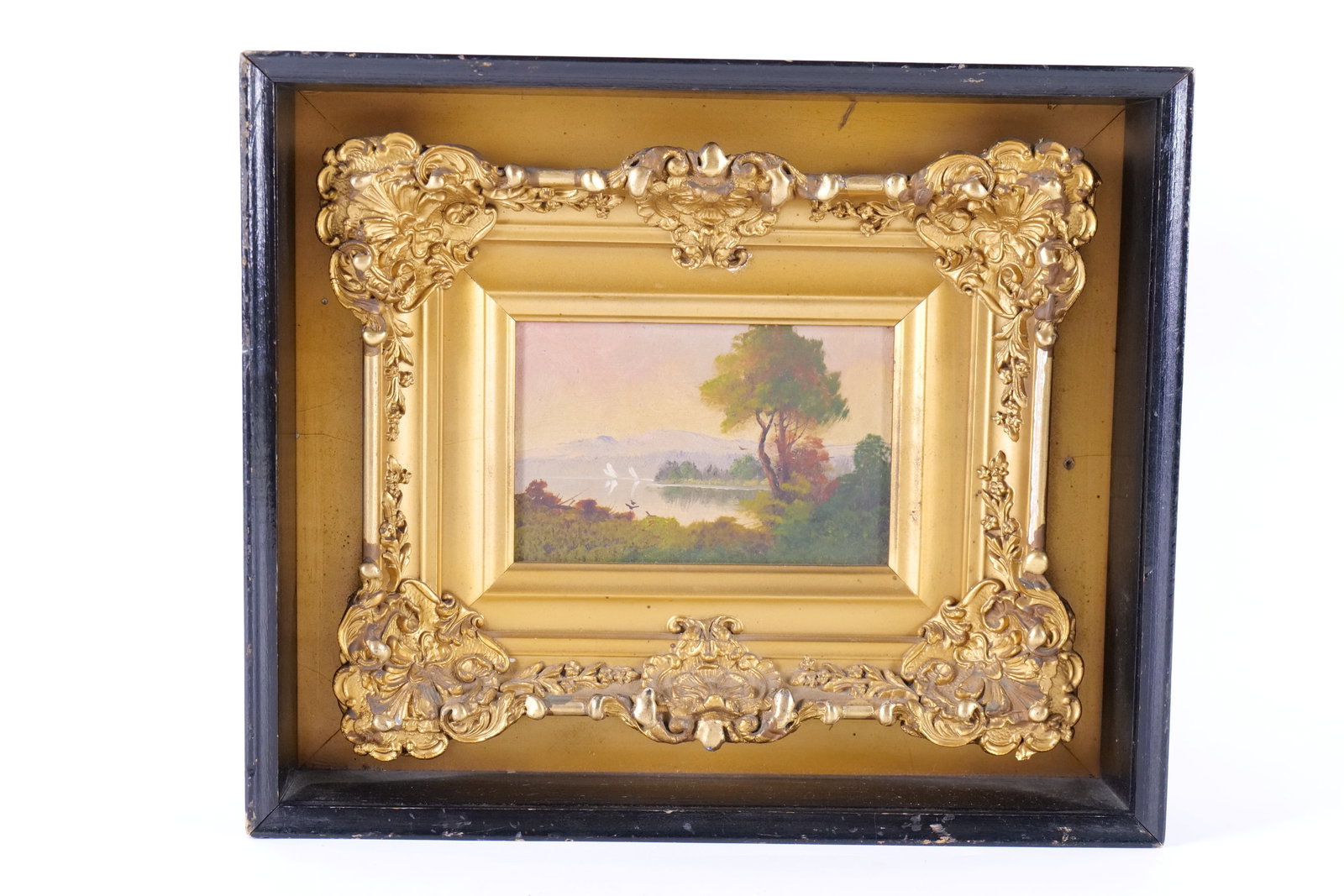 19th Century Oil on Board - Country Landscape (1 of 10)