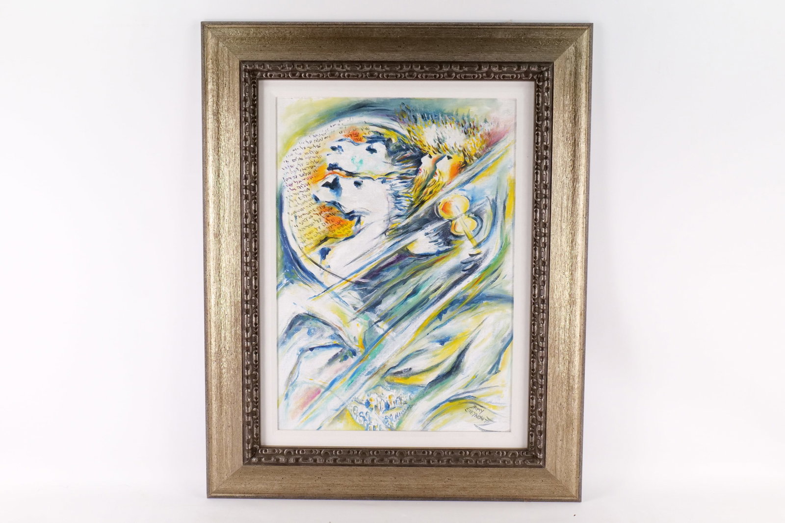 Mixed Media Painting on Canvas by Zamy Steynovitz (1 of 16)