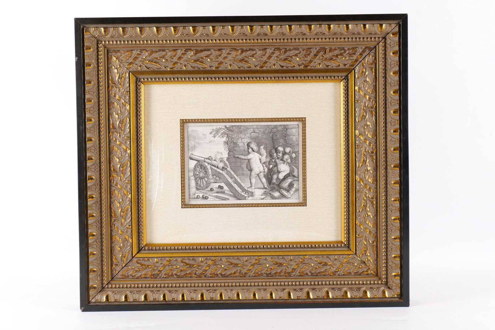 Framed Etching by Wenceslaus Hollar - "Fire" (1 of 11)