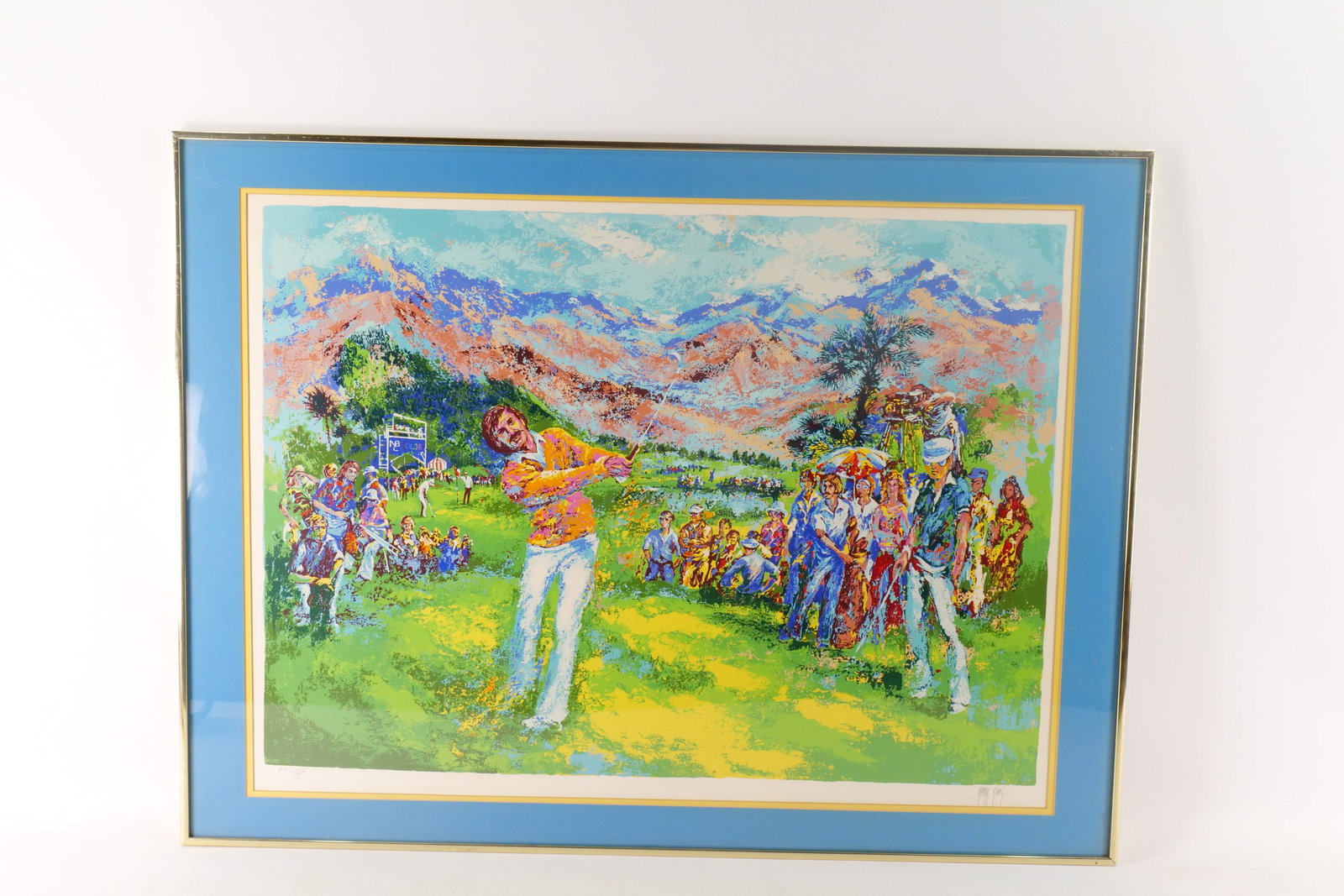 Limited Edition Signed Serigraph by Mark King - Golfing (1 of 12)