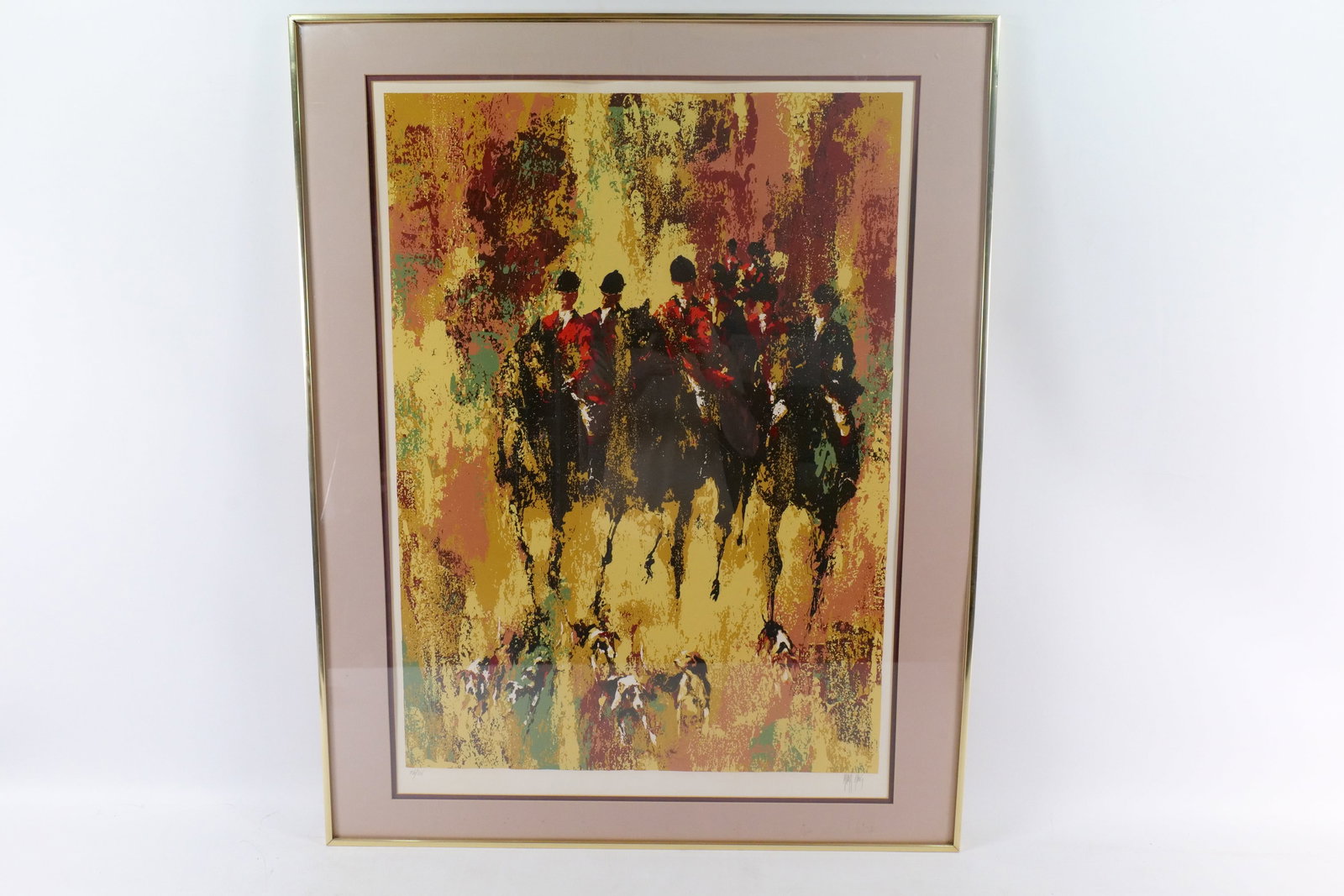 Limited Edition Signed Serigraph by Mark King - Fox Hunt (1 of 7)