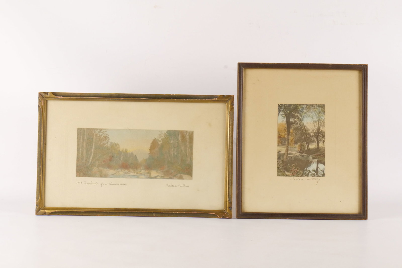 Lot of 2 Wallace Nutting Hand Colored Photographs (1 of 16)