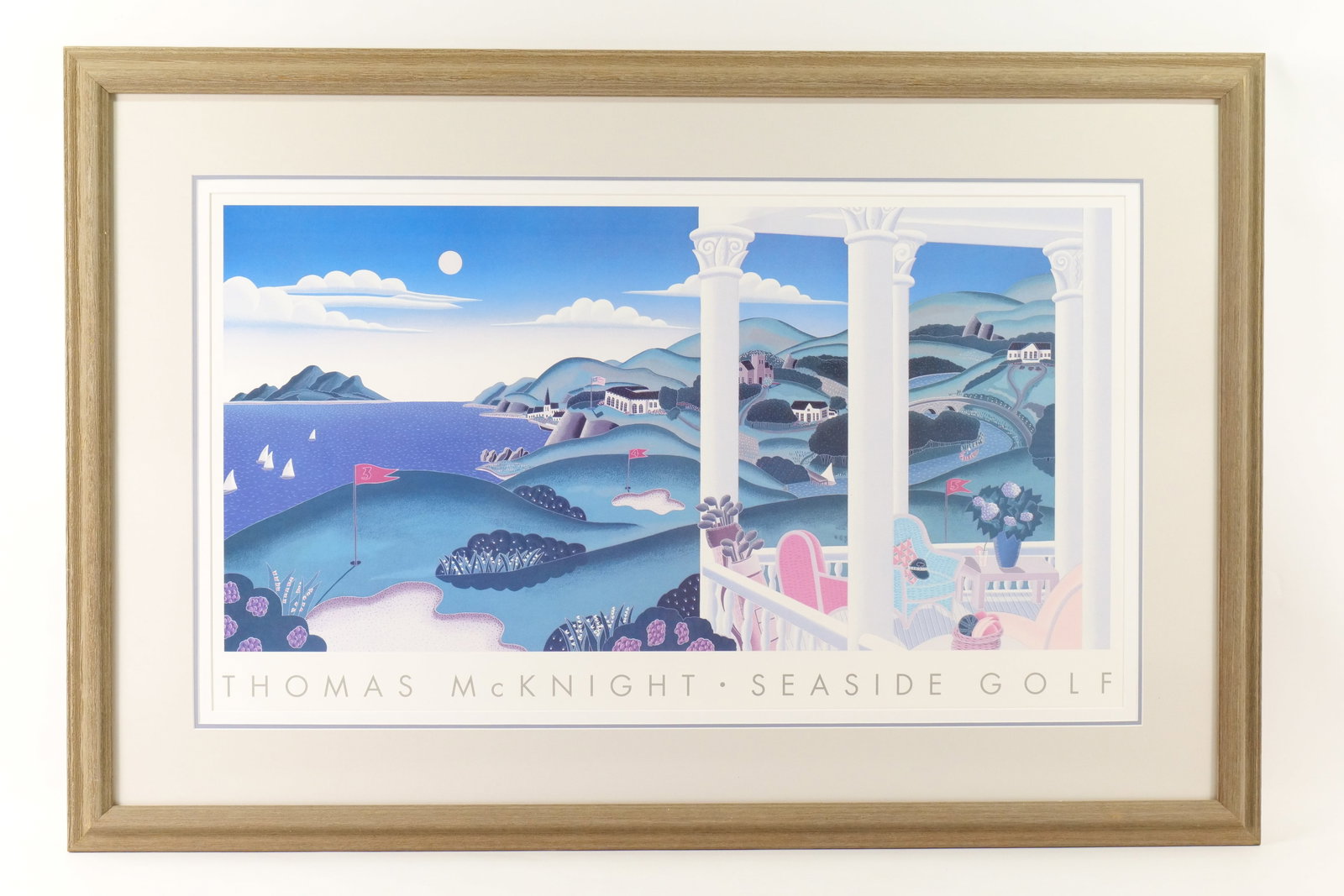Oversized Thomas McKnight "Seaside Golf" Print (1 of 10)