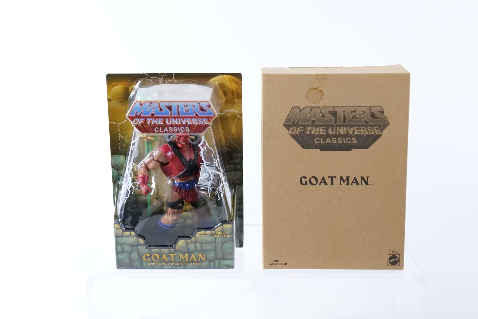 Masters of the Universe Goat-Man Action Figure: Masters of the Universe Goat-Man Action Figure - MOTU. Mattel Matty Collector - 2012. New in package with outer brown box. All invoices must be paid within 24 hours of the sale. We offer multiple ship