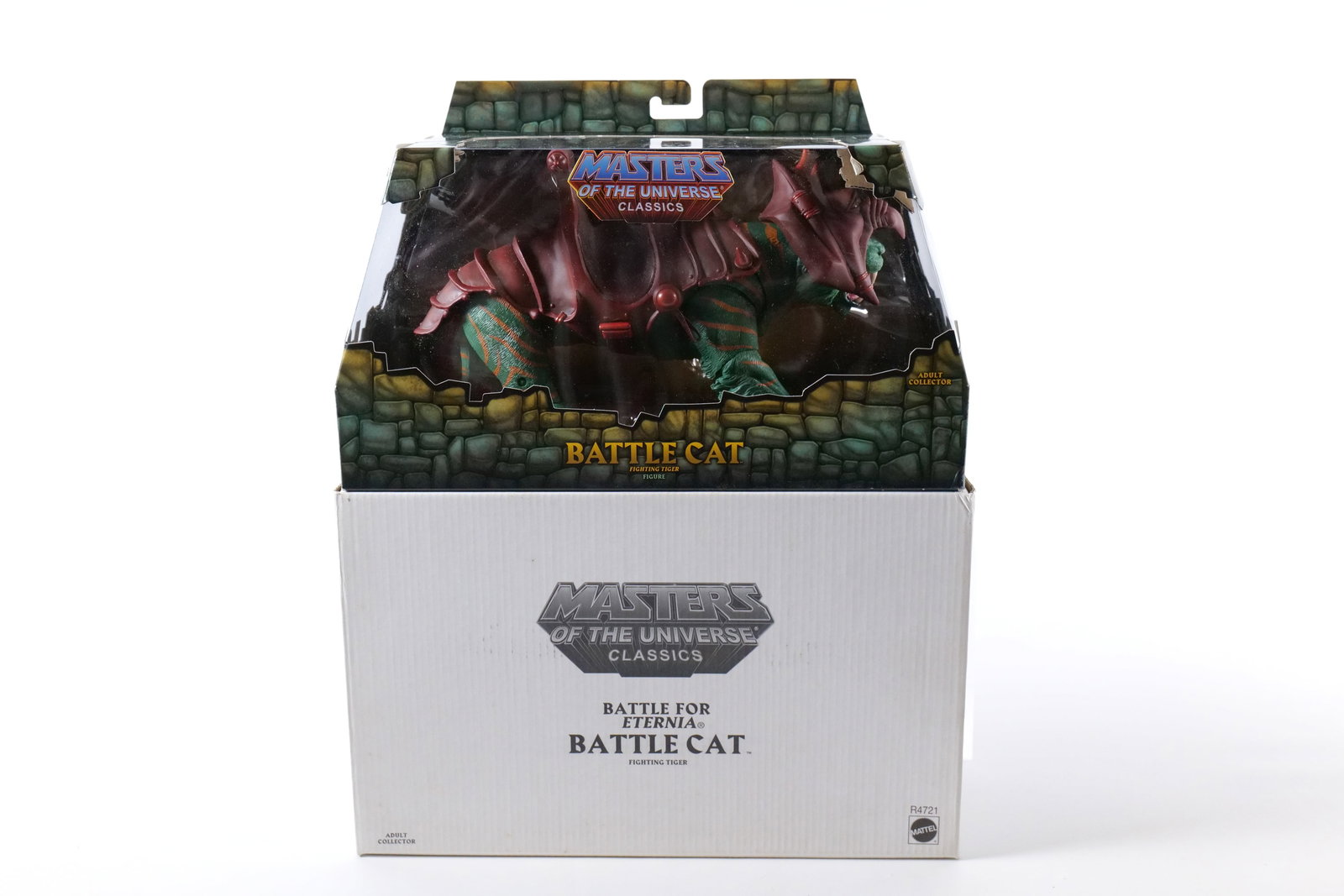 Masters of the Universe Battle Cat Fighting Tiger Figure: Masters of the Universe Battle Cat Fighting Tiger Figure - MOTU. Mattel Matty Collector - 2009. New in package with outer white box. All invoices must be paid within 24 hours of the sale. We offer mul