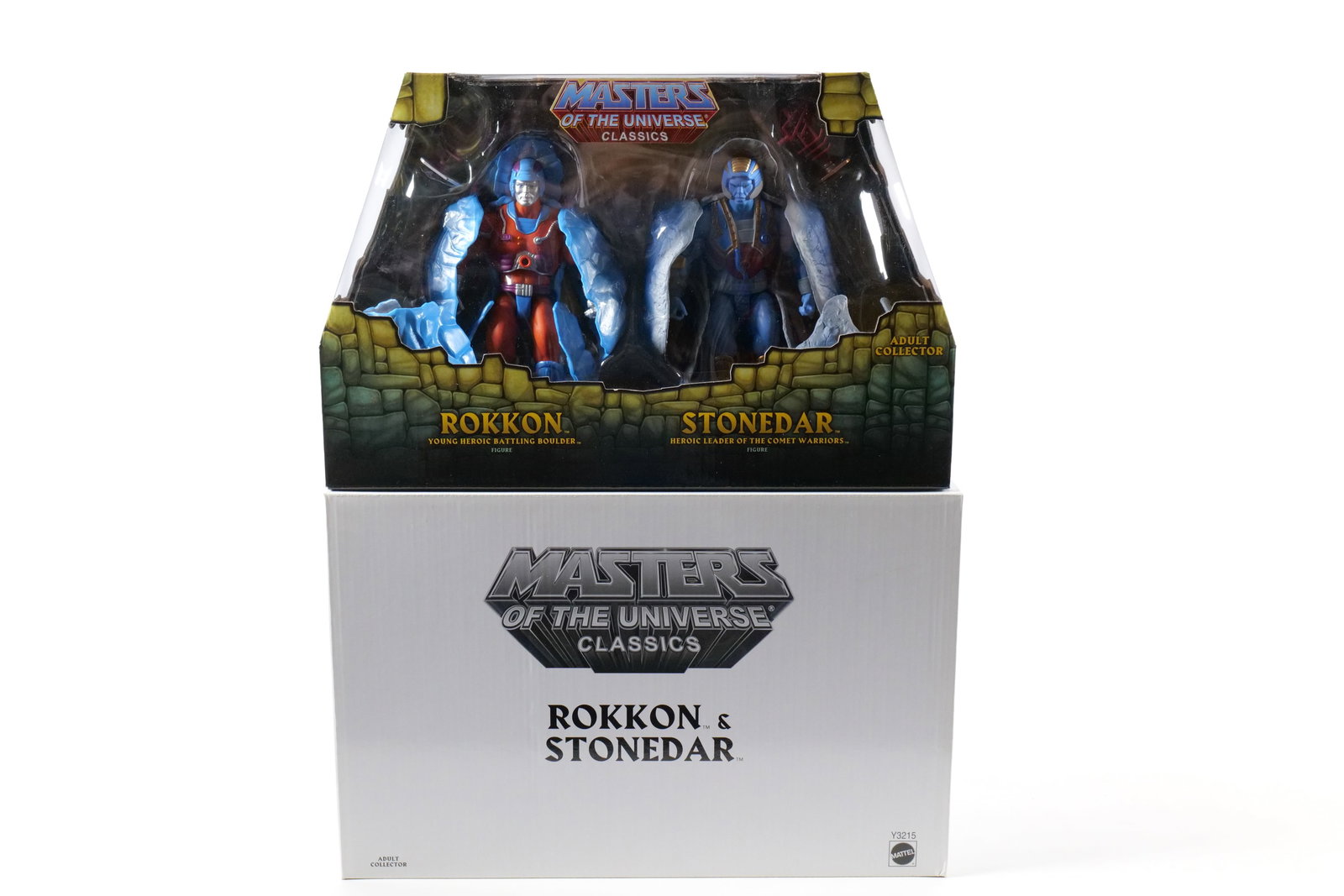 Masters of the Universe Rokkon & Stondar Figure Set: Masters of the Universe Rokkon & Stondar Figure Set. New in Package. Mattel - Matty Collector - 2013. Comes with outer white box. All invoices must be paid within 24 hours of the sale. We offer multip