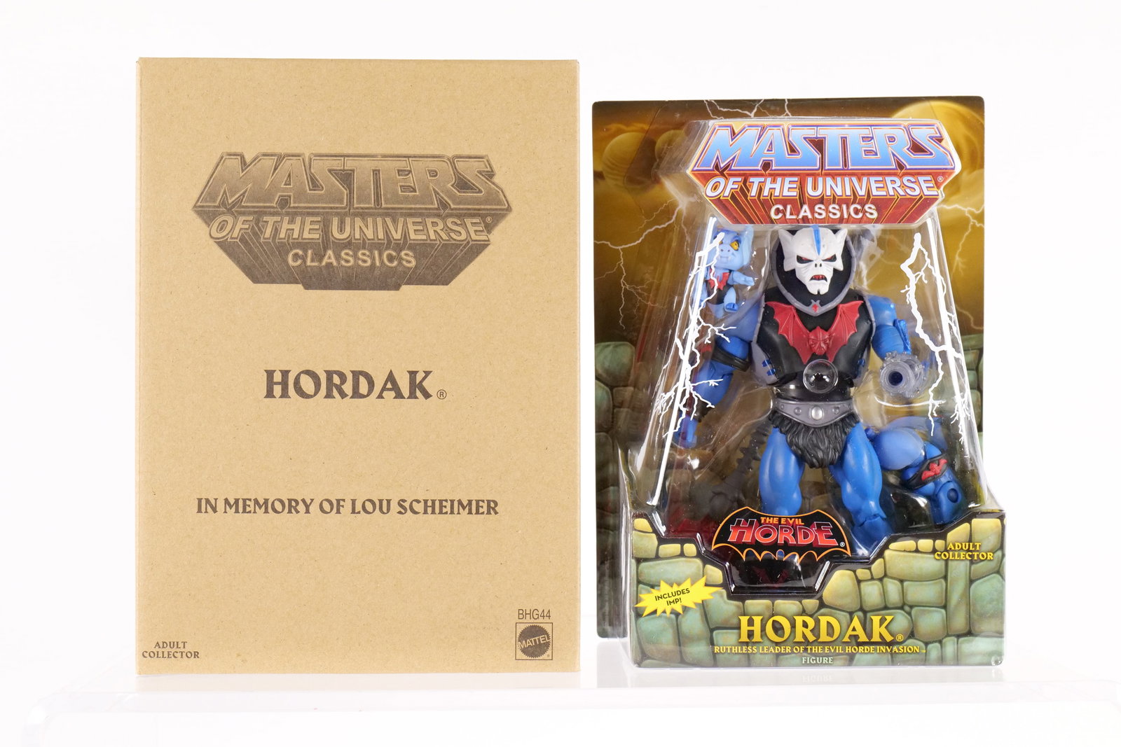 Masters of the Universe Hordak Evil Horde Action Figure: Masters of the Universe Hordak Evil Horde Action Figure - MOTU. Mattel - Matty Collector 2014. Sealed in package and comes with the outer brown box. All invoices must be paid within 24 hours of the sa