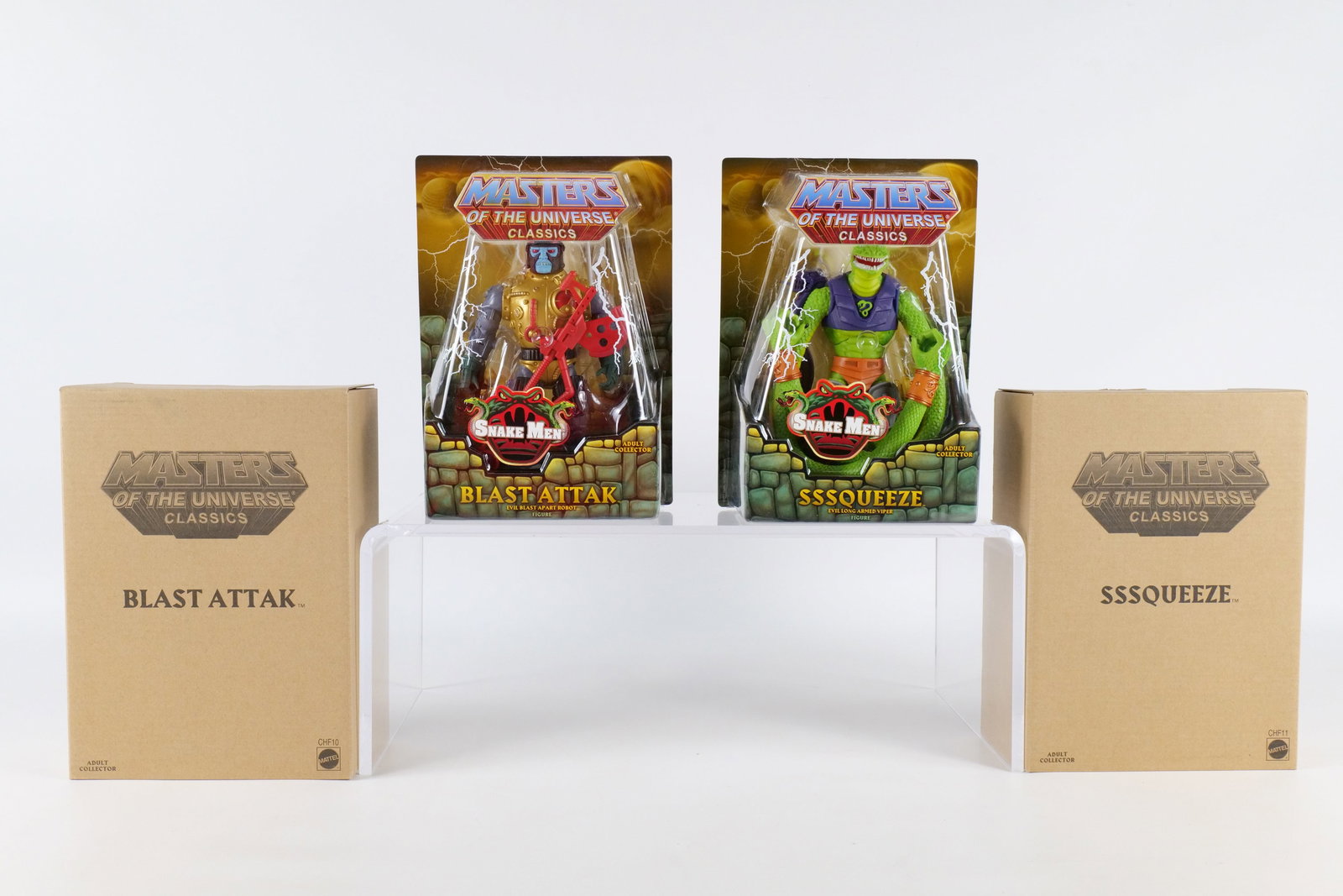 Lot of 2 Masters of the Universe Snake Men Action Figures (1 of 13)