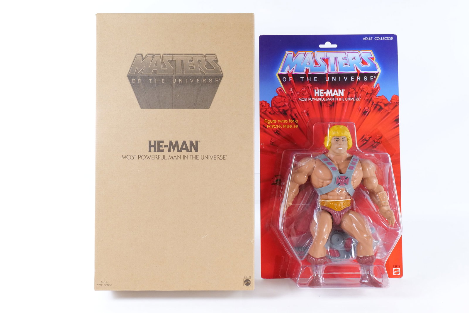 Mattel Masters of the Universe He-Man 12" Jumbo Action Figure: Mattel Masters of the Universe He-Man 12" Jumbo Action Figure. Matty Collector - 2014. Sealed on Card with Brown Outer Box. All invoices must be paid within 24 hours of the sale. We offer multiple shi