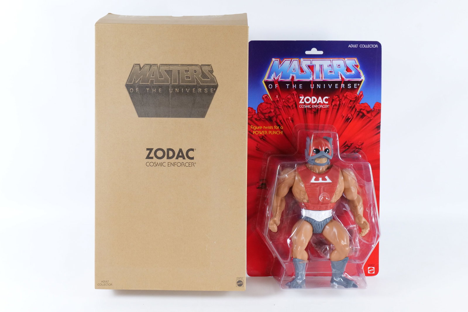 Mattel Masters of the Universe Zodac 12" Jumbo Action Figure: Mattel Masters of the Universe Zodac 12" Jumbo Action Figure. Matty Collector - 2014. Sealed on Card with Brown Outer Box. All invoices must be paid within 24 hours of the sale. We offer multiple ship