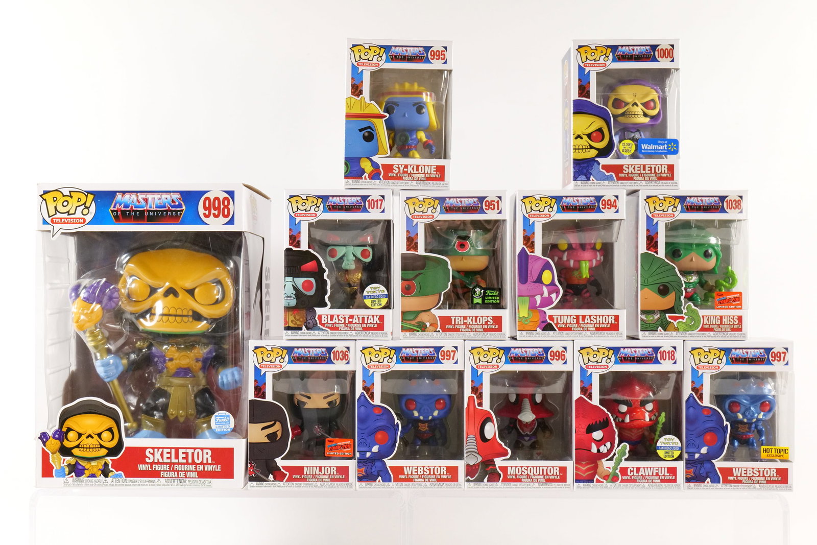 Lot of 12 Funko Masters of the Universe Television Pops (1 of 17)