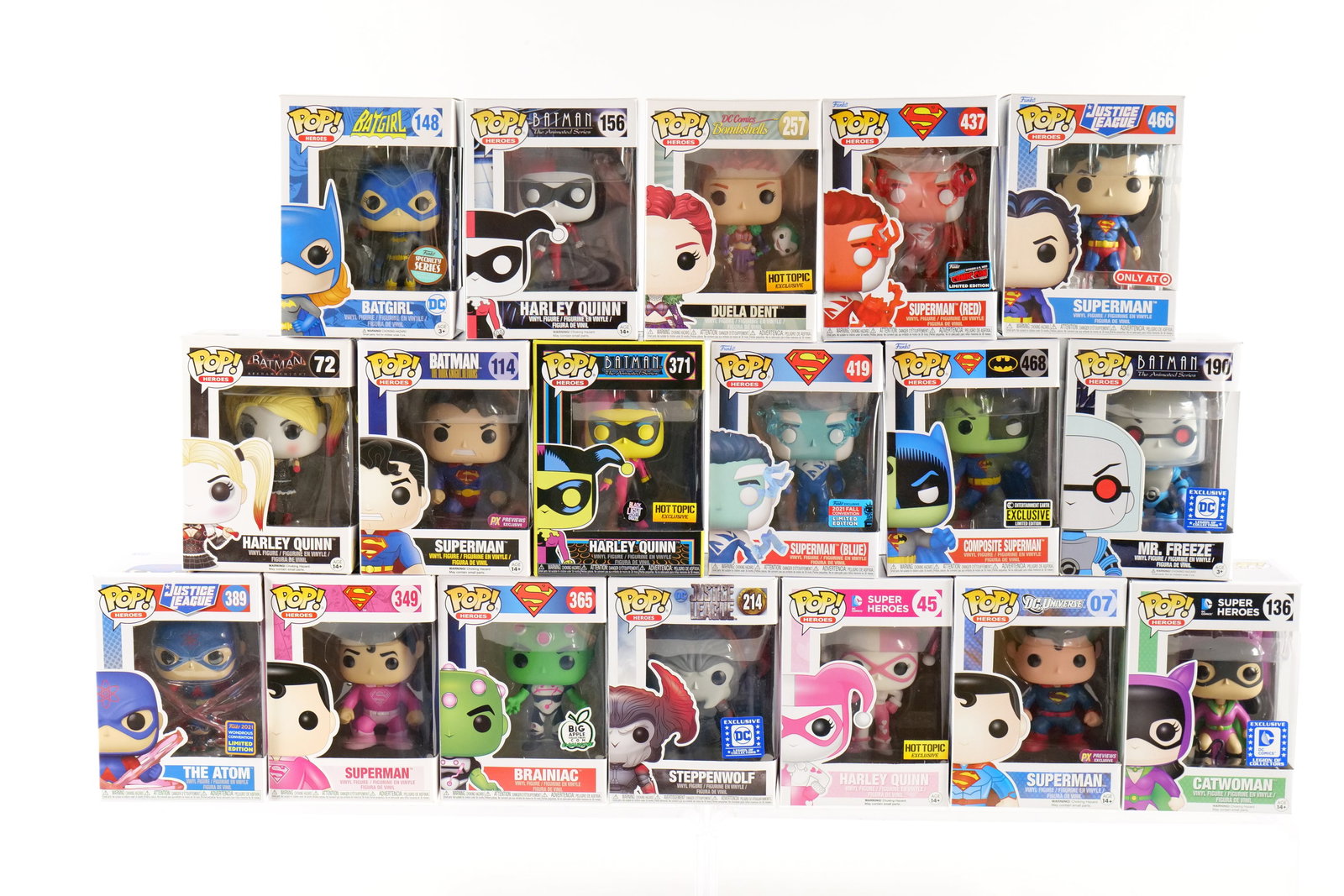 Lot of 18 DC Related Funko Pop Figures (1 of 18)