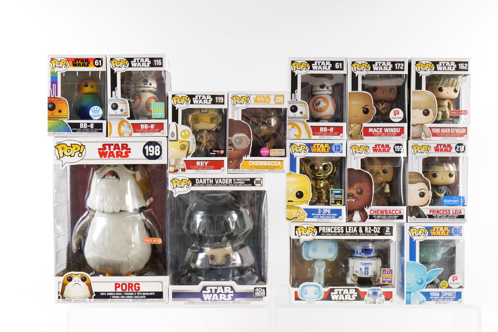 Lot of 14 Star Wars Funko Pop Figures (1 of 17)