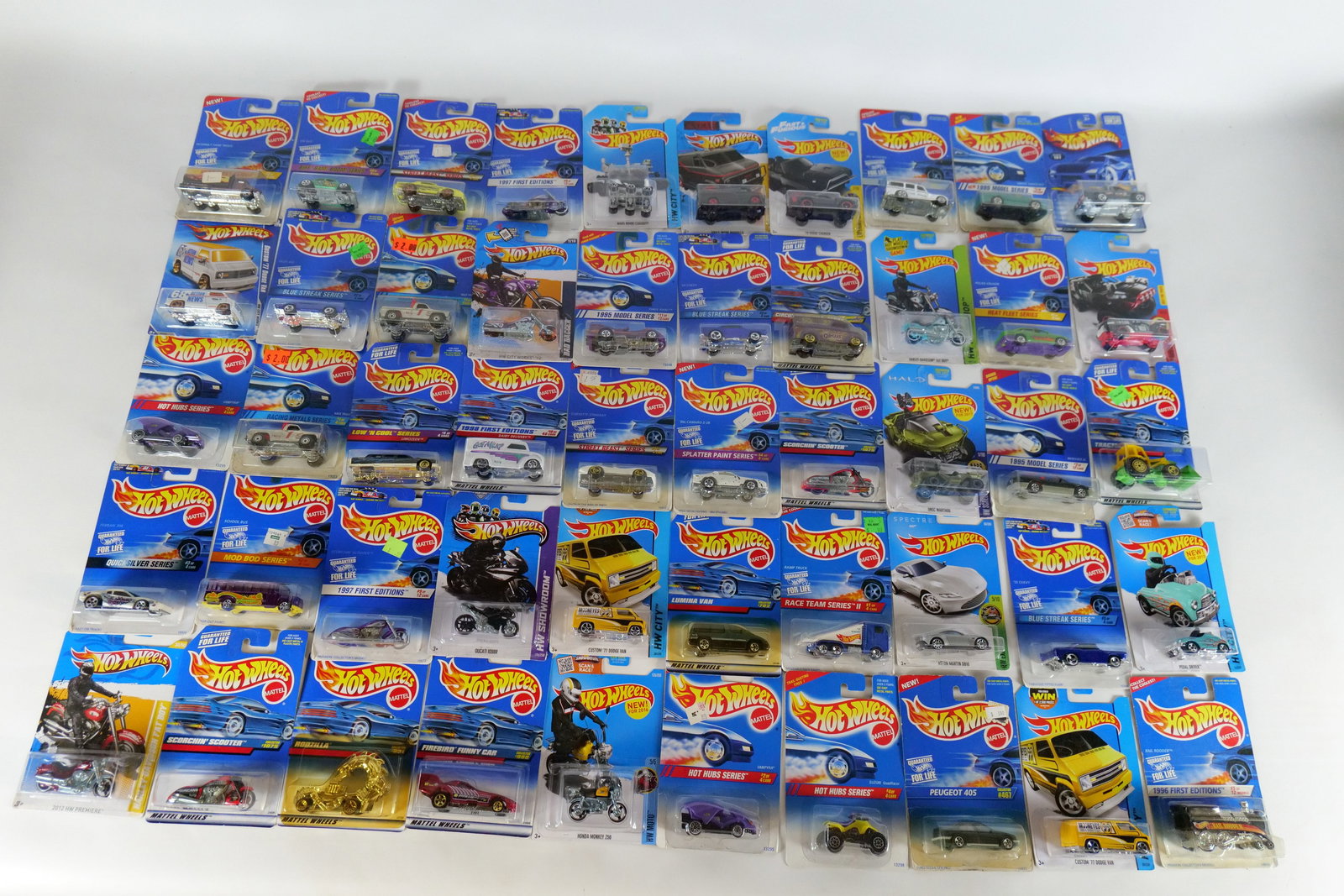 Lot of 50 Carded Hot Wheels (1 of 11)