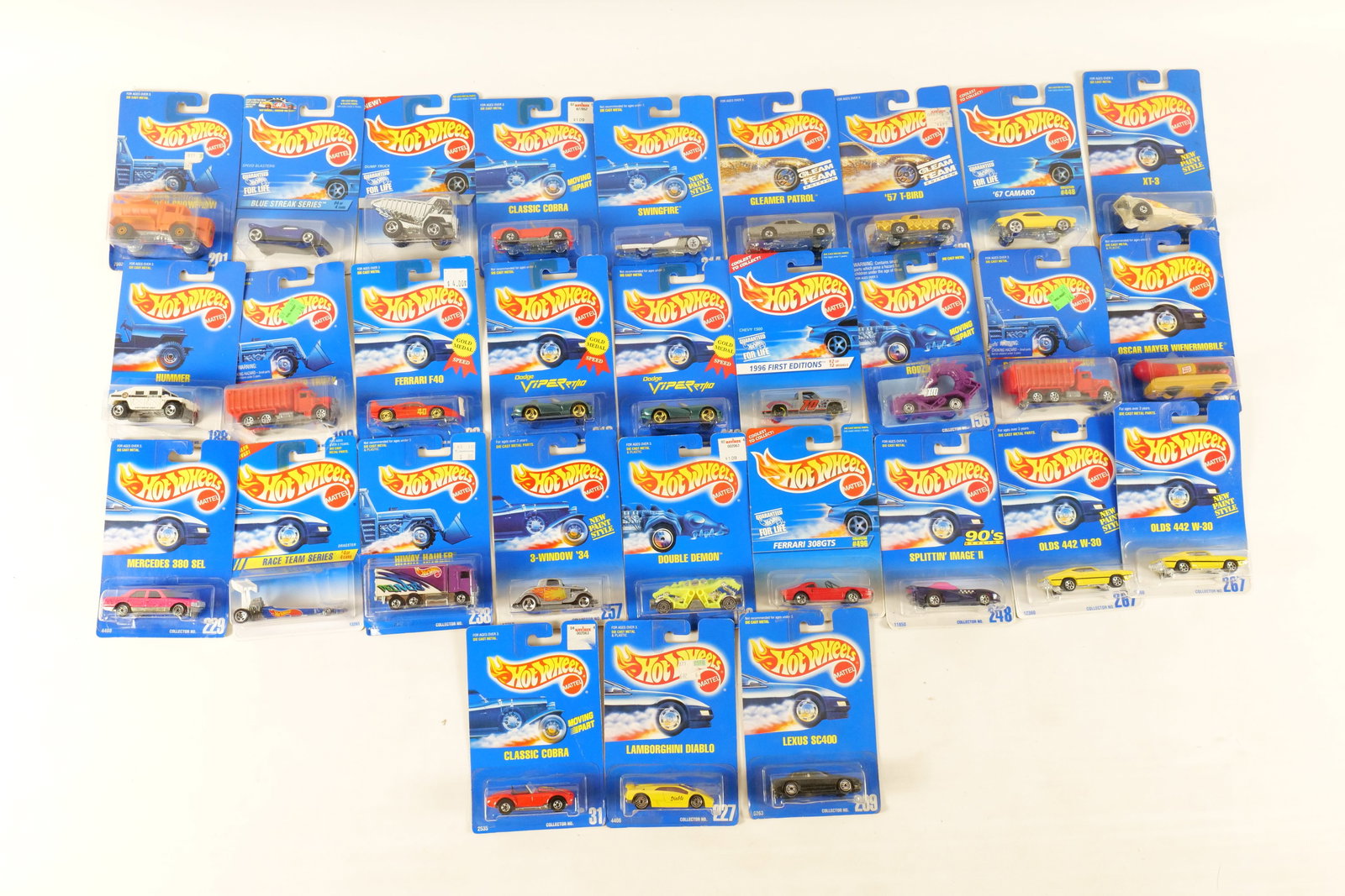 Lot of 30 Carded Hot Wheels (1 of 9)