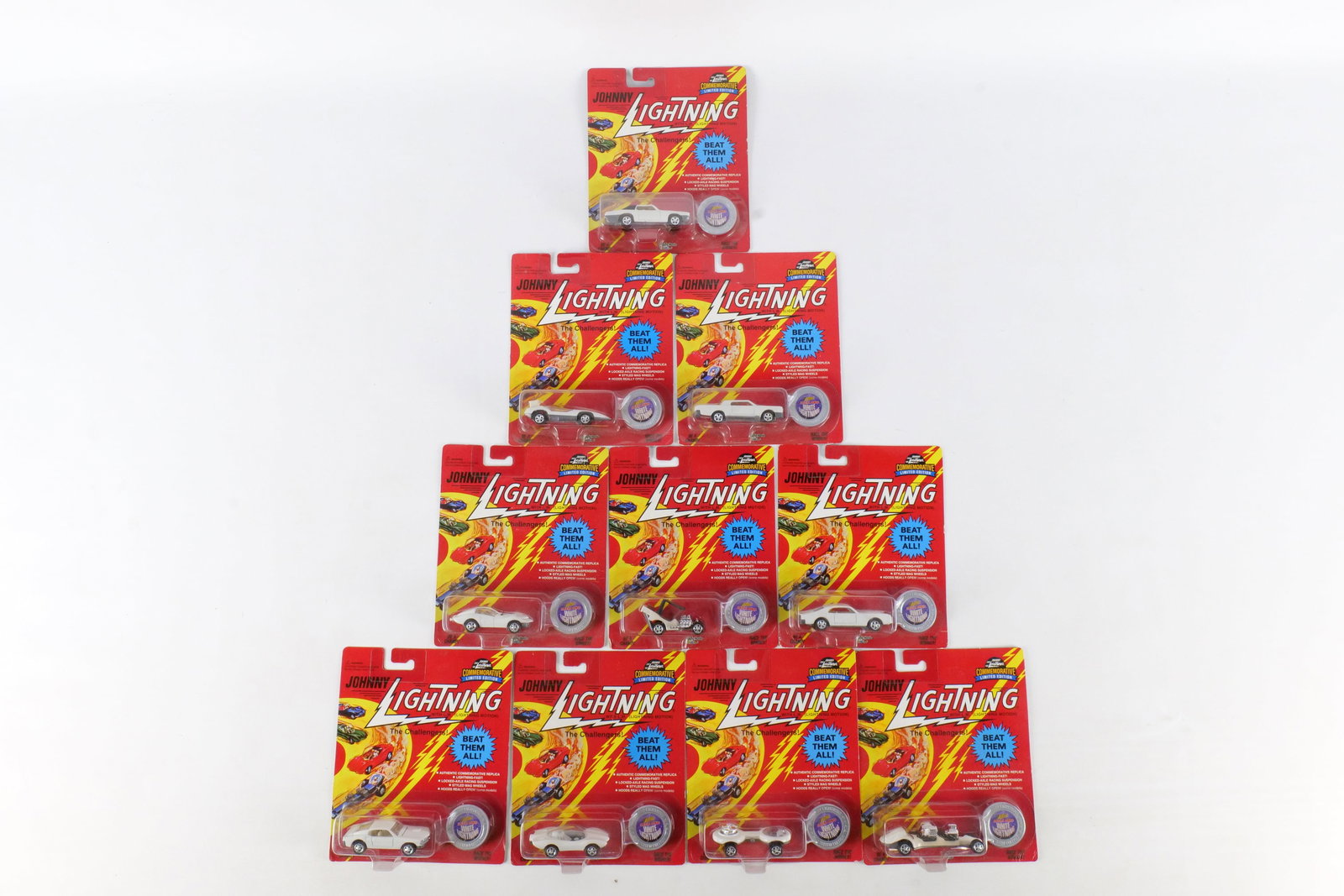 Lot of 10 Johnny Lightning The Challengers Cars (1 of 11)