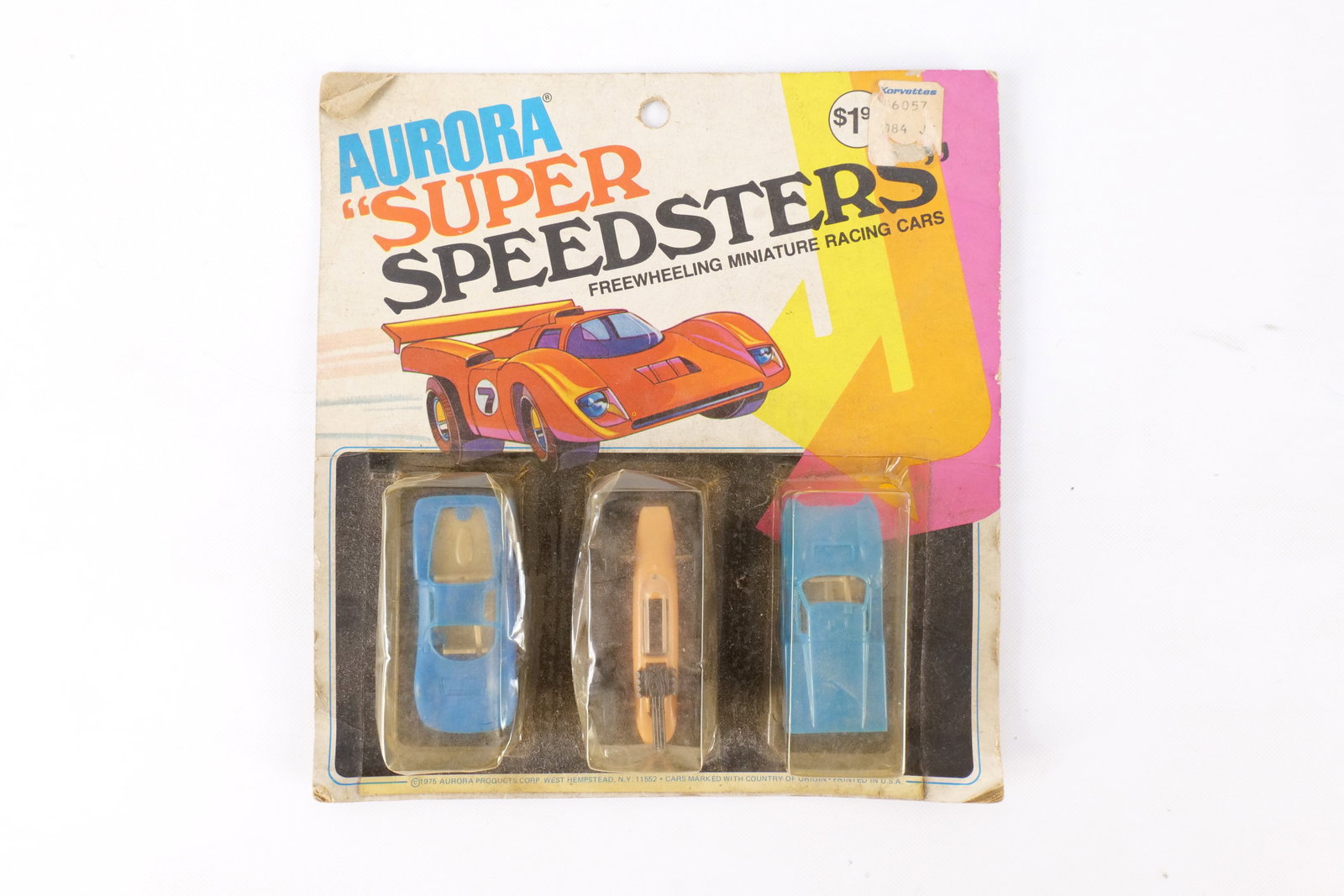 Vintage Aurora Super Speedsters - 3 Pack: Vintage Aurora Super Speedsters - 3 Pack. Sealed on card. Package has some wear. All invoices must be paid within 24 hours of the sale. We offer multiple shipping options, please read the shipping ter