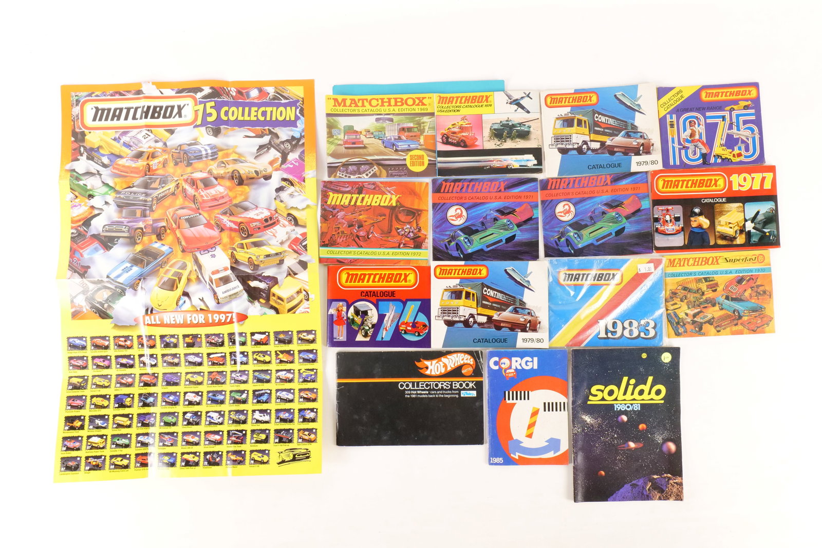 Lot of Vintage Diecast Car Catalogs (1 of 16)