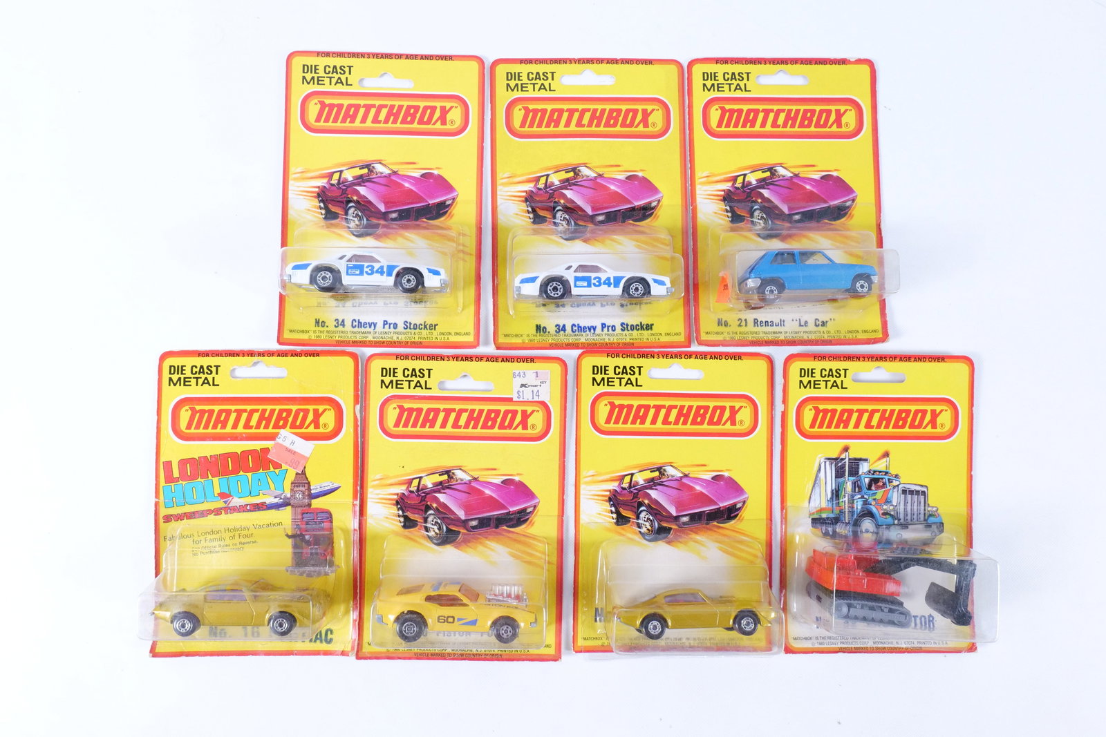 Lot of 7 Vintage Matchbox Cars (1 of 15)