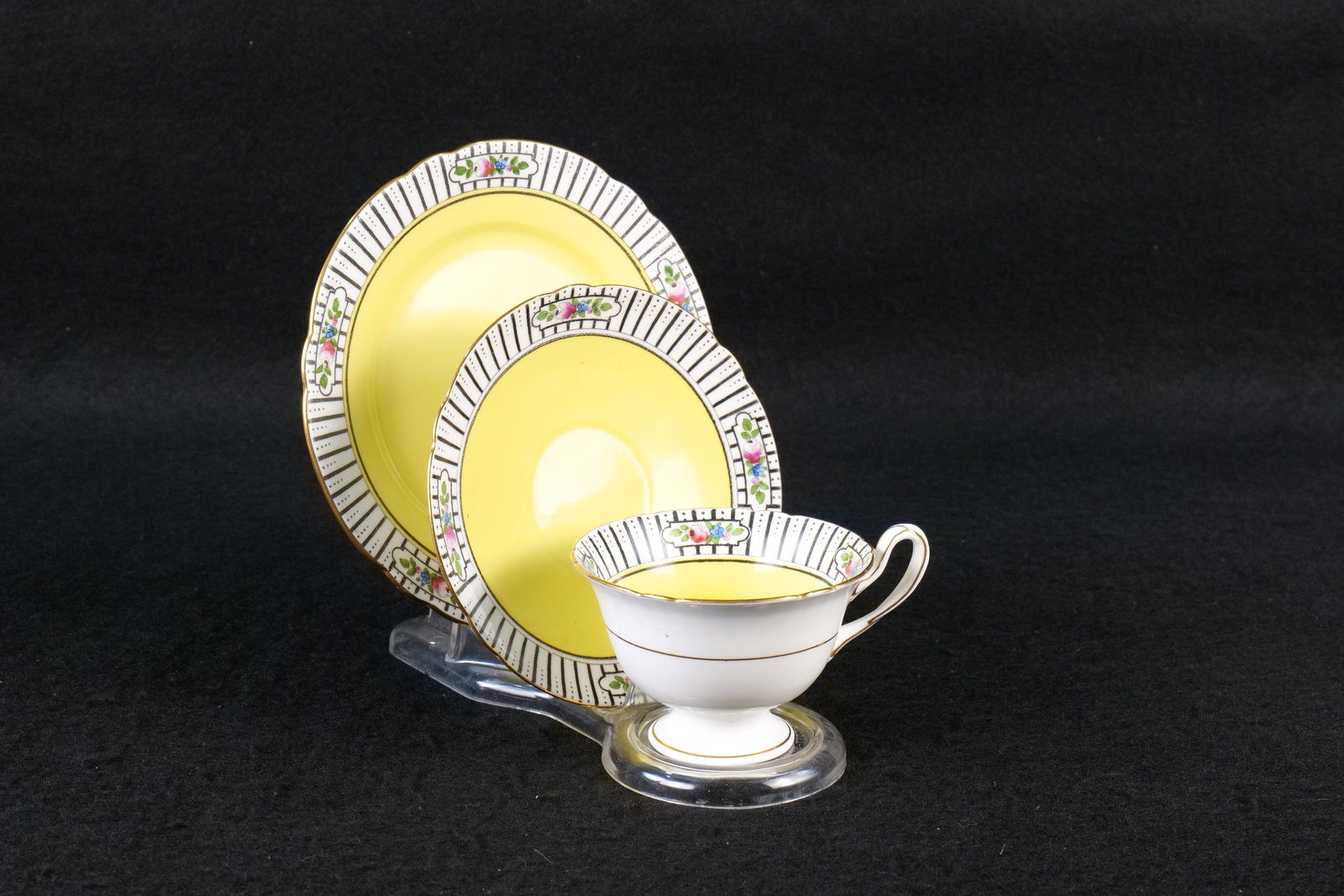 Antique Shelley Art Deco China Trio Set (1 of 12)