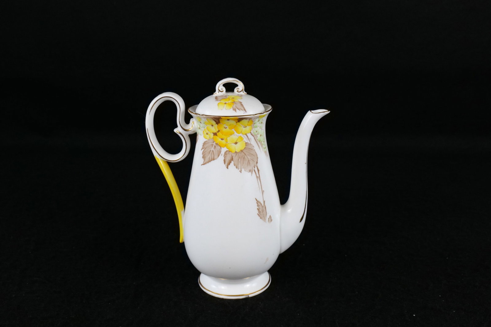 Shelley "Yellow Phlox" Coffee Pot (1 of 9)