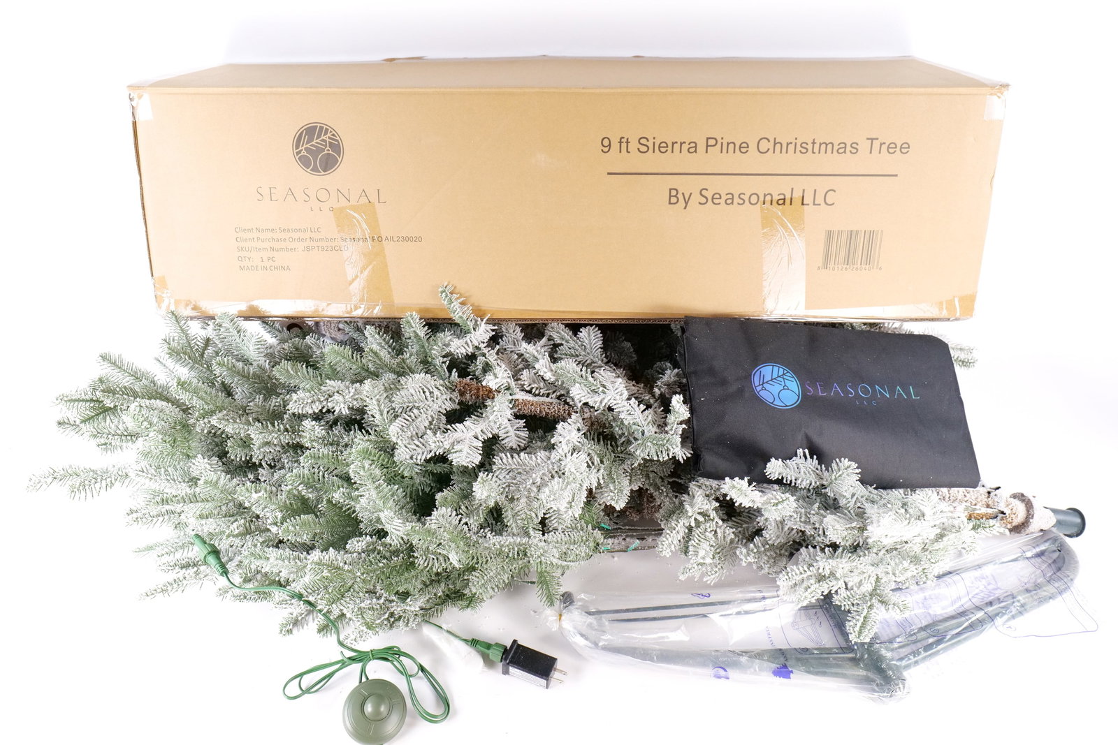 Seasonal LLC 9ft. Sierra Pine Christmas Tree (1 of 11)