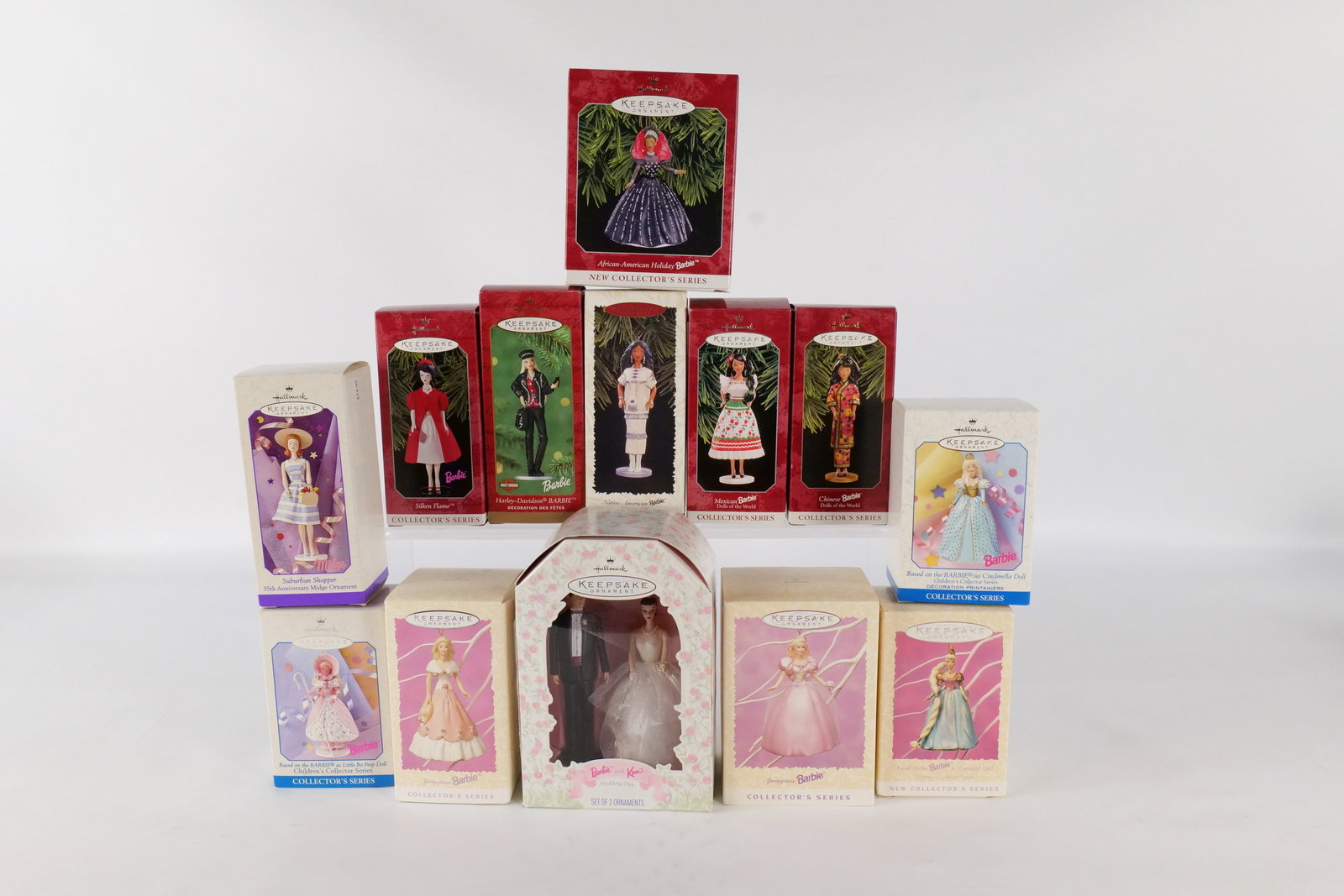 Lot of 13 Hallmark Barbie Ornaments (1 of 18)