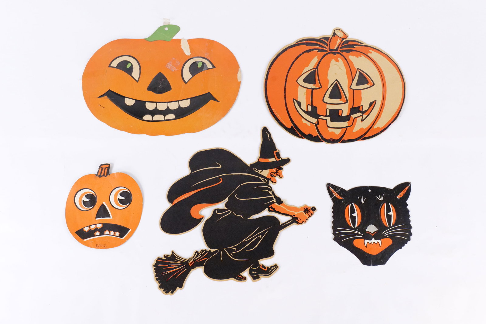 Lot of Halloween Cardboard Die-Cut and Cutouts (1 of 14)