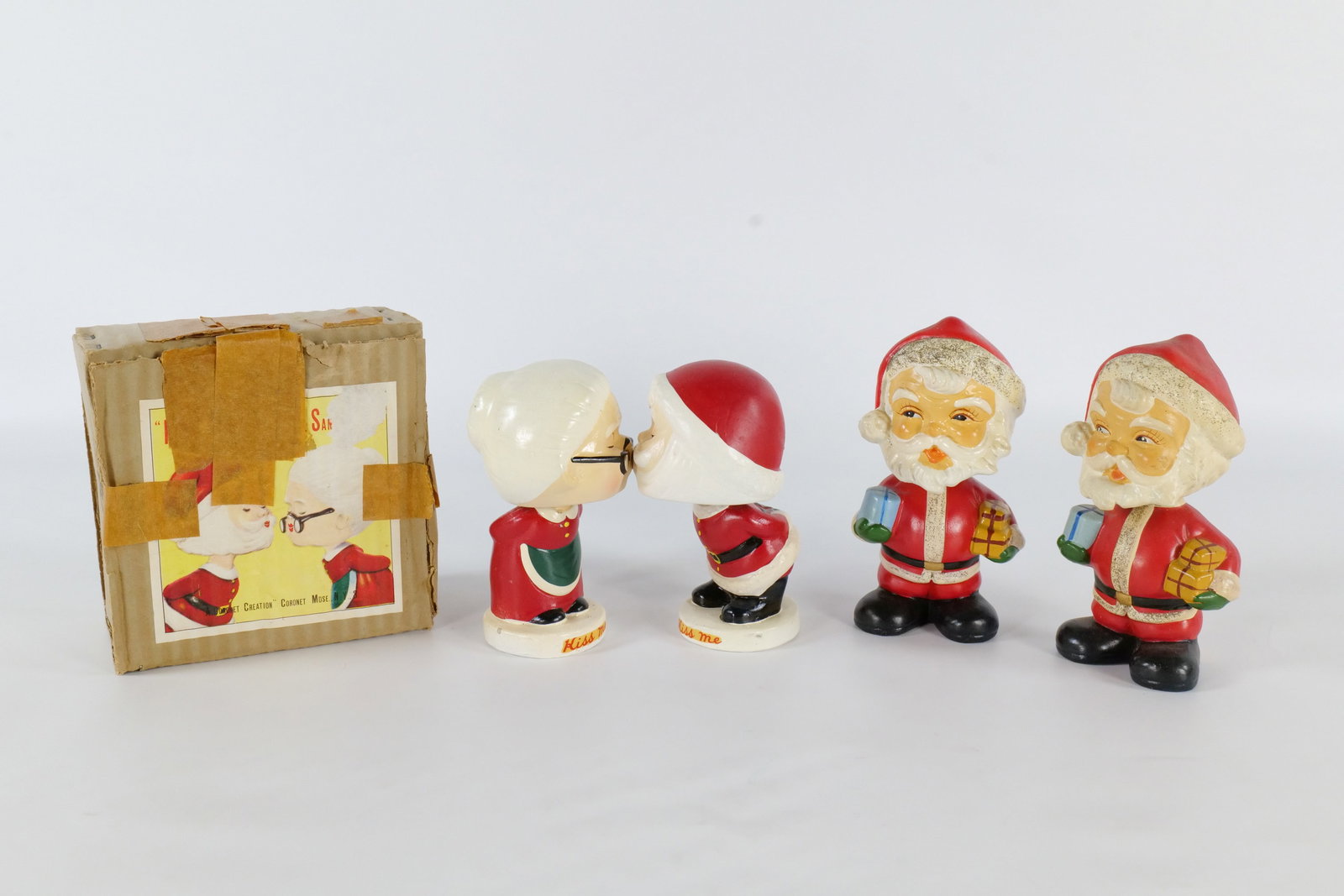 Lot of 4 Vintage Christmas Bobbleheads/Nodders (1 of 15)
