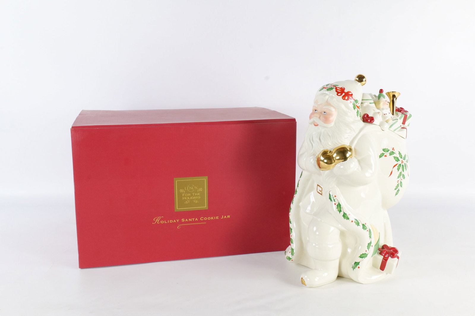 Lenox Holiday Santa Cookie Jar (1 of 15)