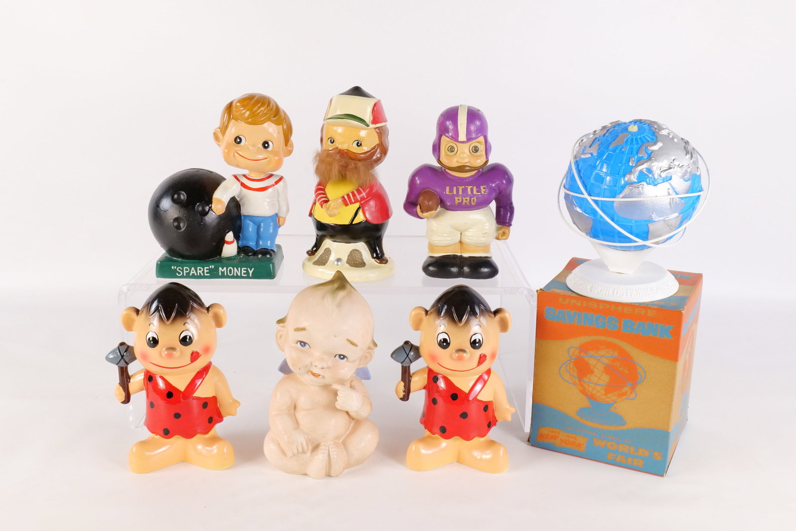 Lot of Figural Banks (1 of 20)