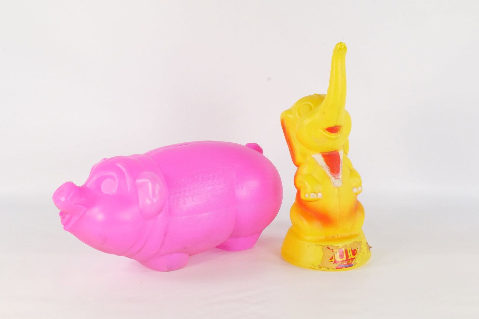 Lot of 2 Oversized Plastic Banks (1 of 14)