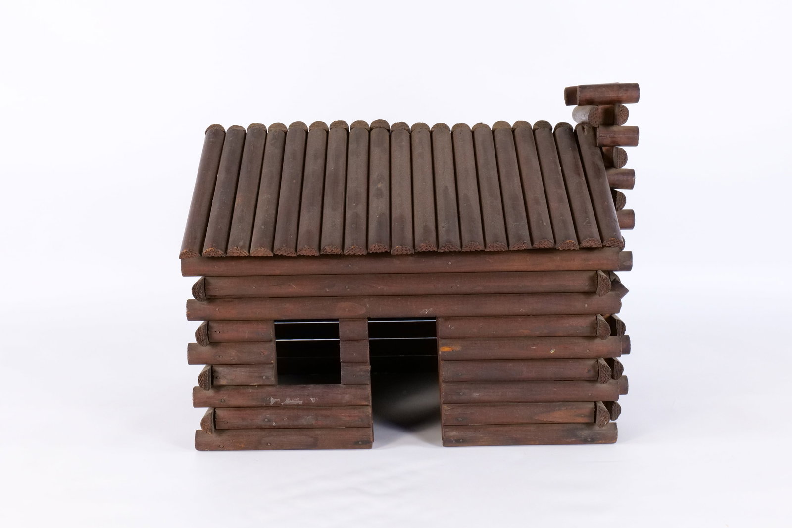 Folk Art Log Cabin Toy/Accessory (1 of 10)