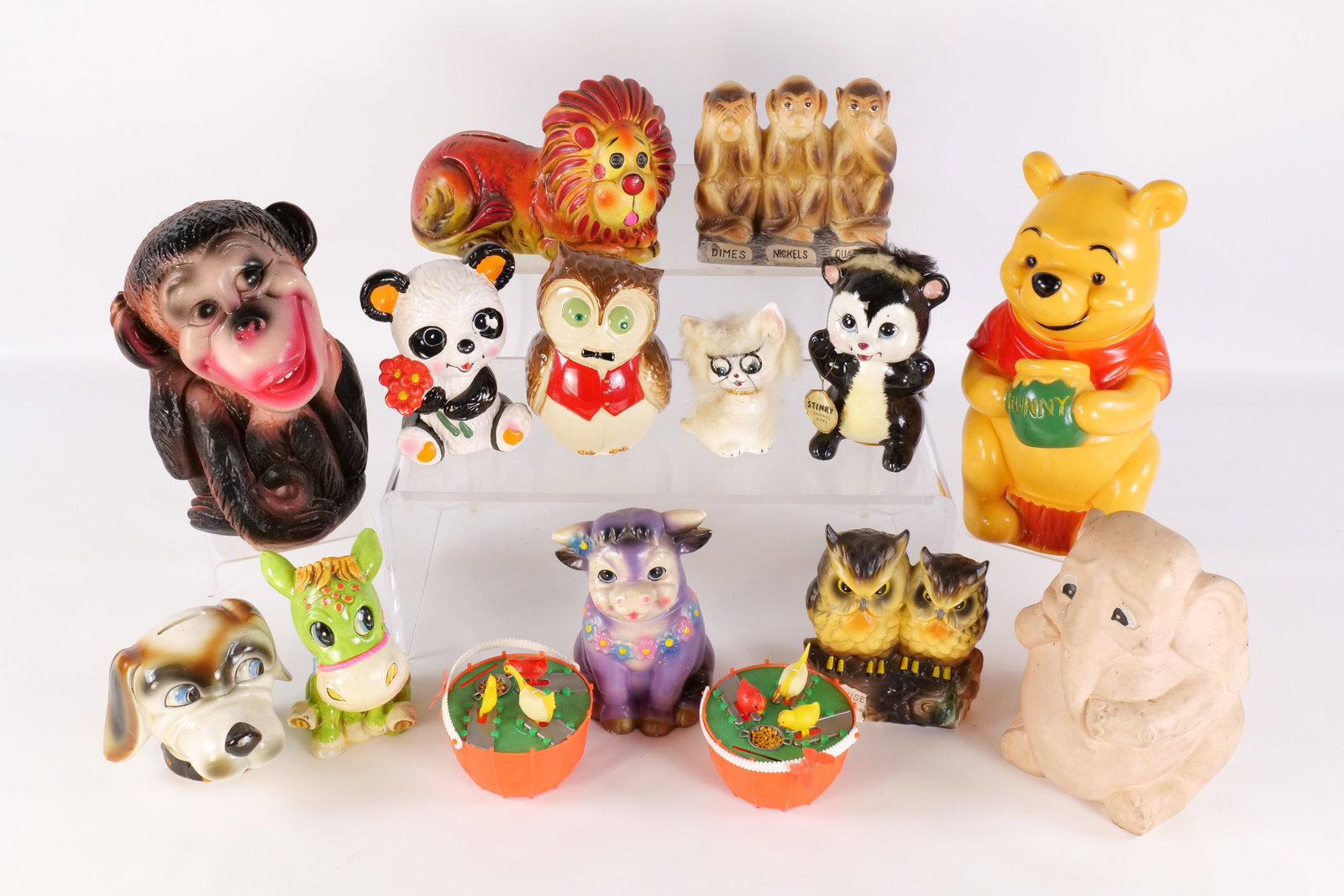 Lot of Animal Banks and Figures (1 of 20)