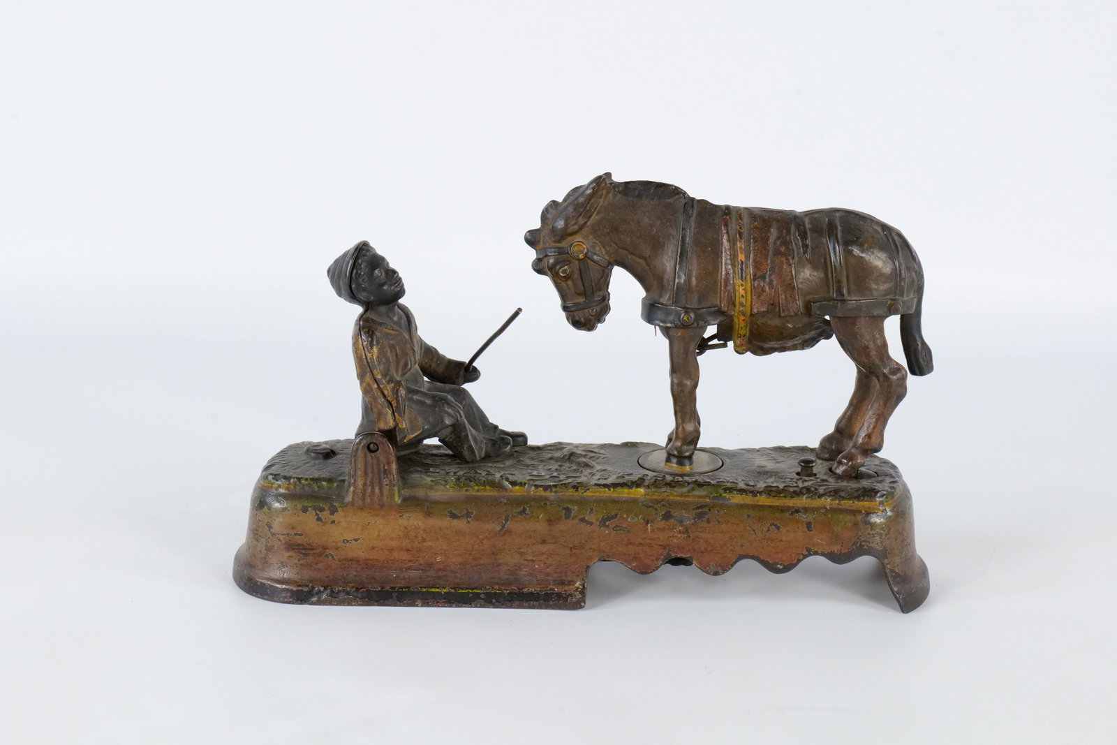 Antique J.E. Stevens "Always Did 'Spise' A Mule" Mechanical Bank (1 of 8)