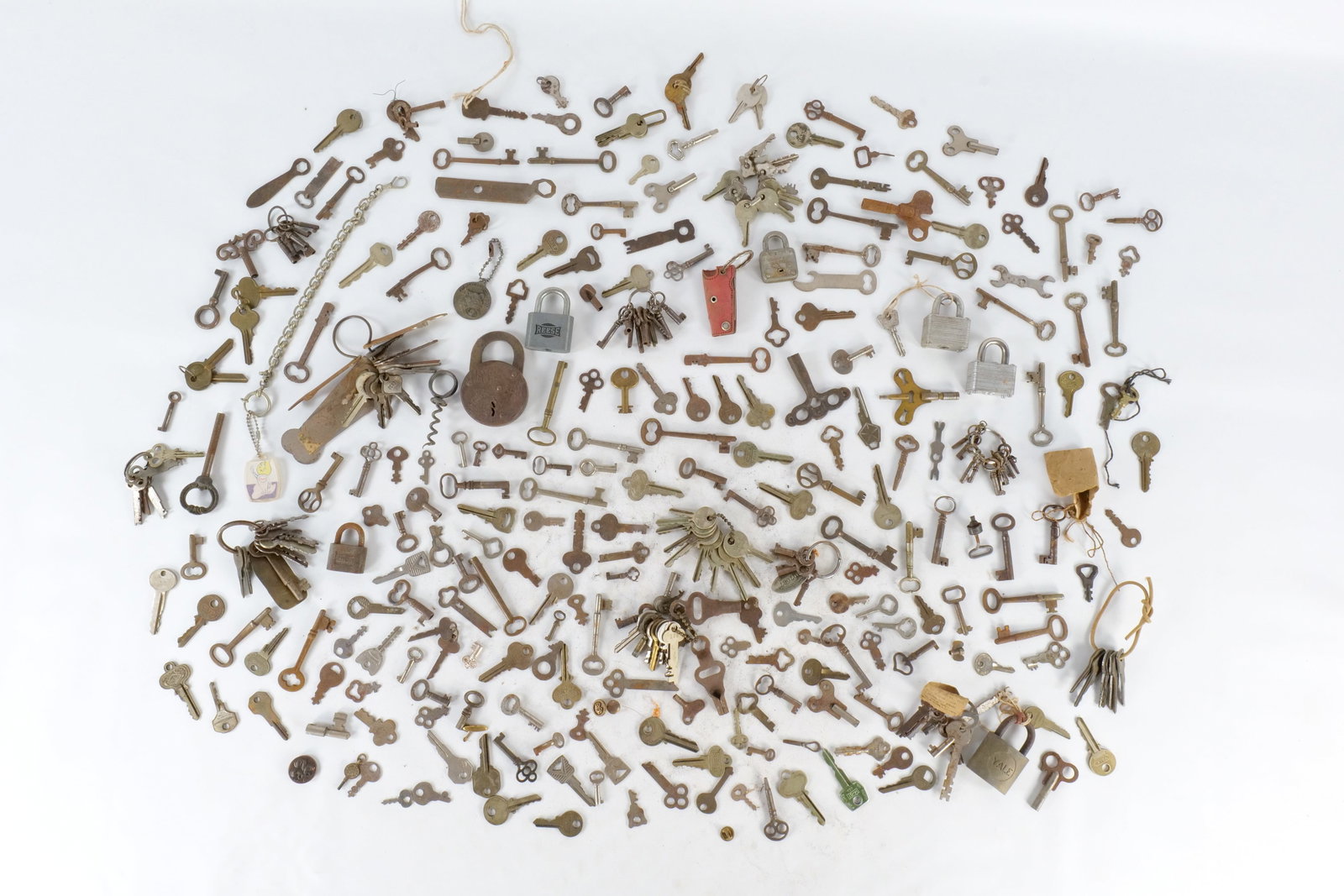 Lot of Vintage Keys and Locks (1 of 11)